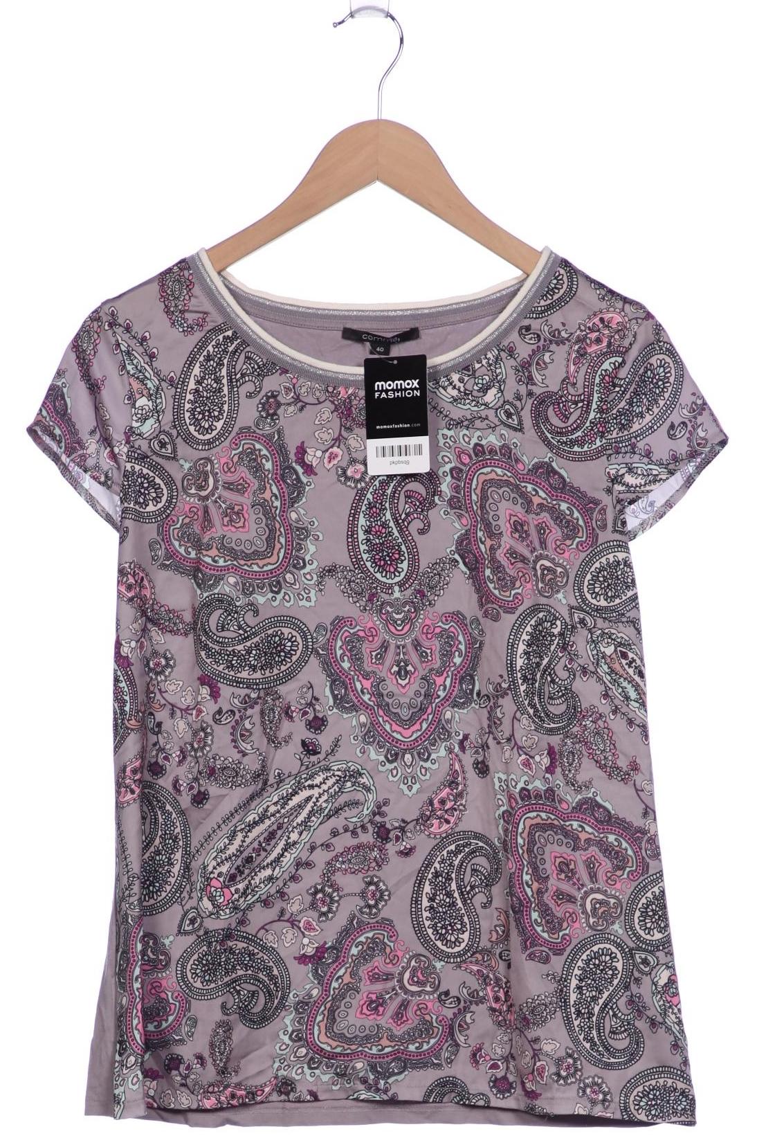 

Comma Damen T-Shirt, grau, Gr. 40