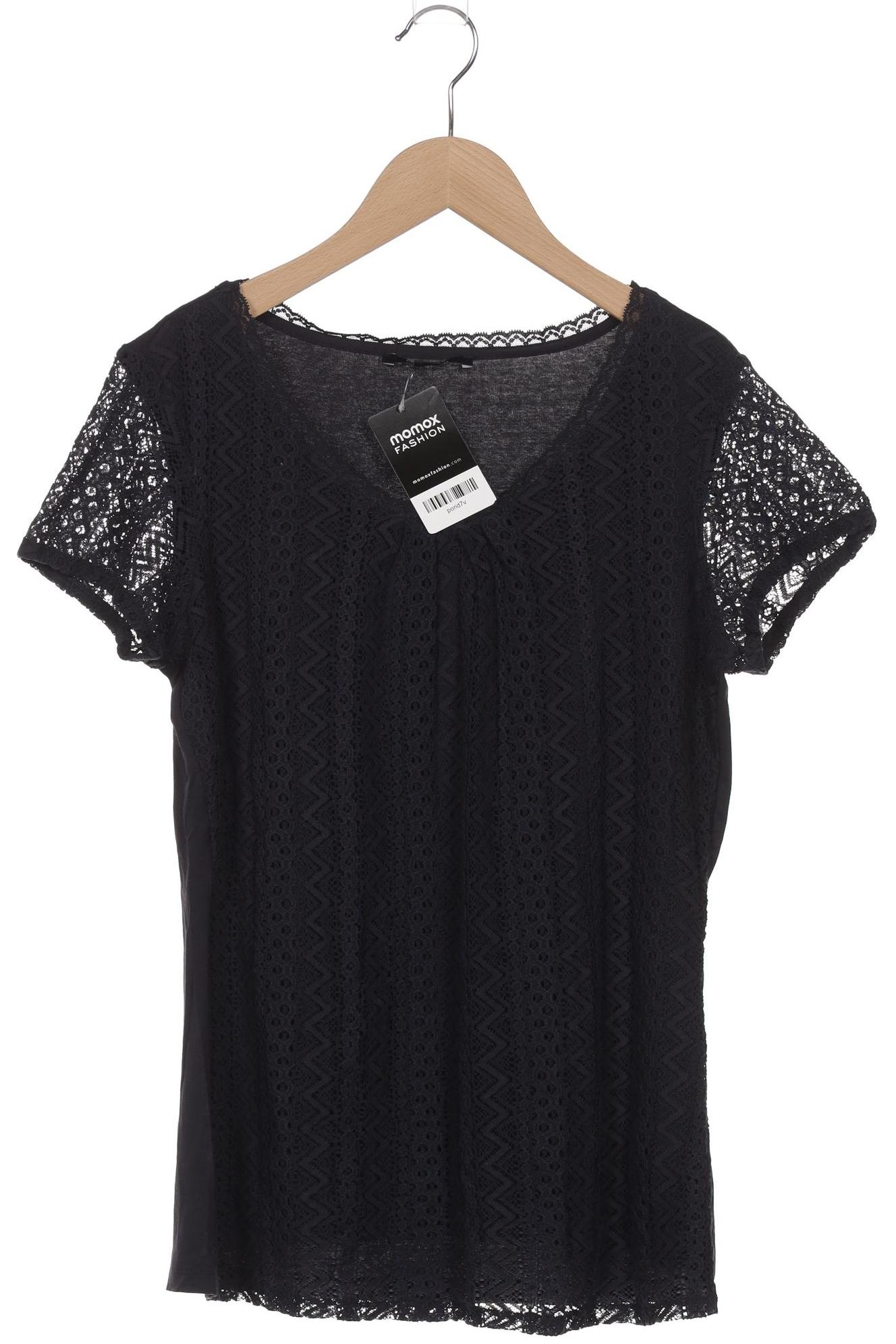 

Comma Damen T-Shirt, marineblau, Gr. 38