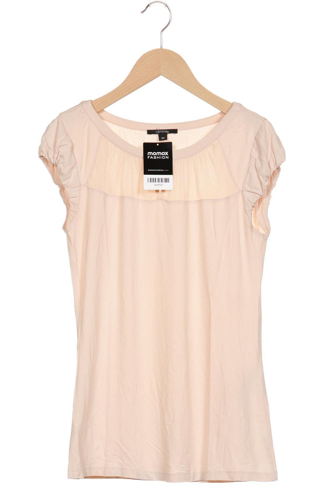 

Comma Damen T-Shirt, beige, Gr. 34