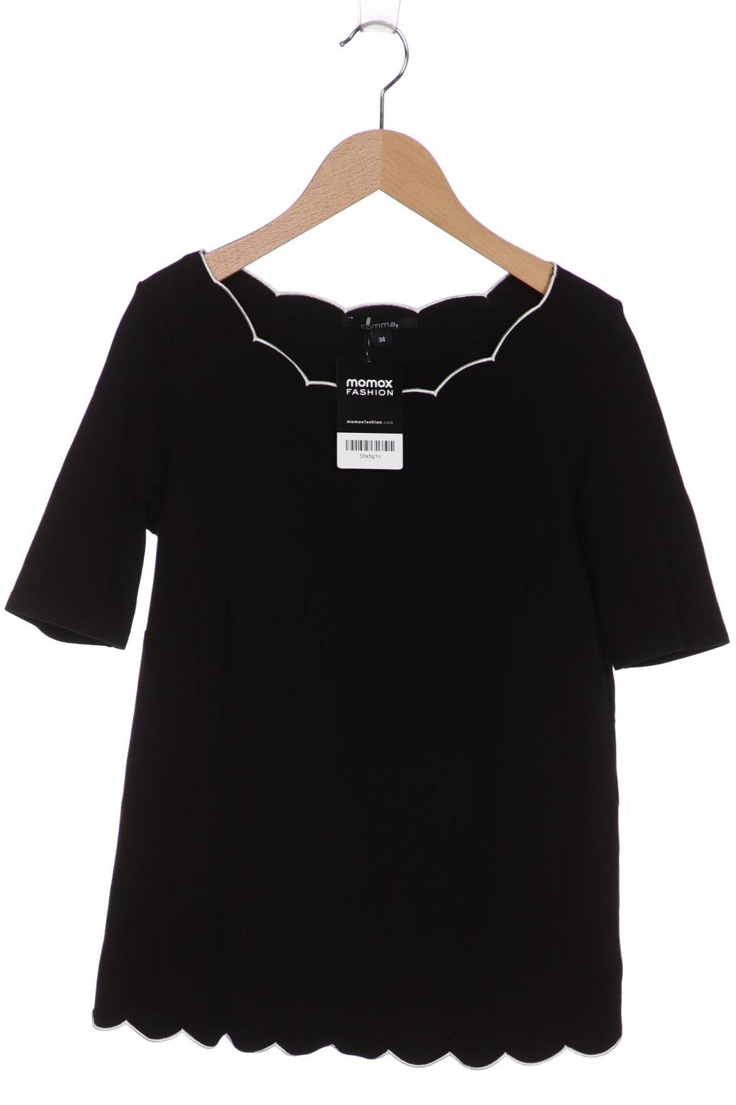 

Comma Damen T-Shirt, schwarz, Gr. 34