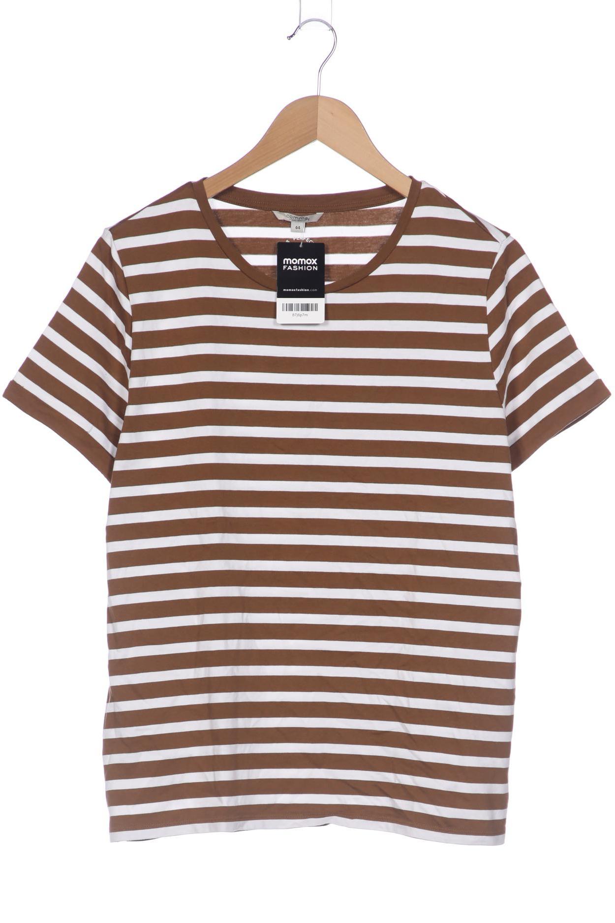 

Comma Damen T-Shirt, braun, Gr. 44