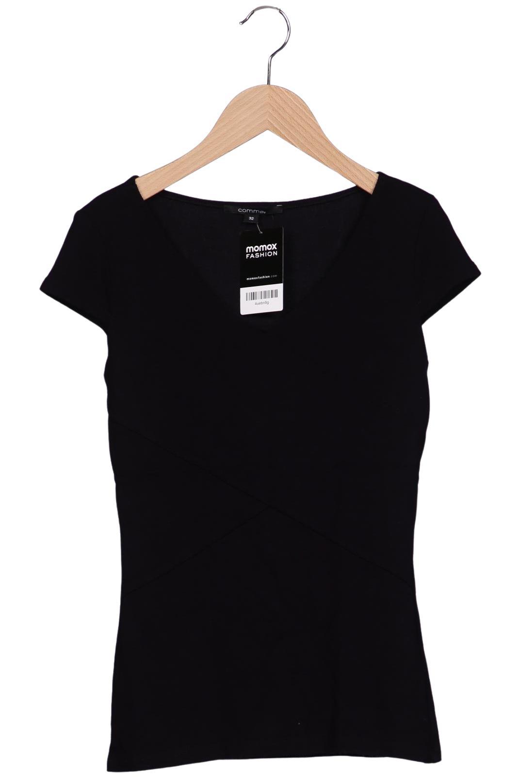 

Comma Damen T-Shirt, marineblau, Gr. 42