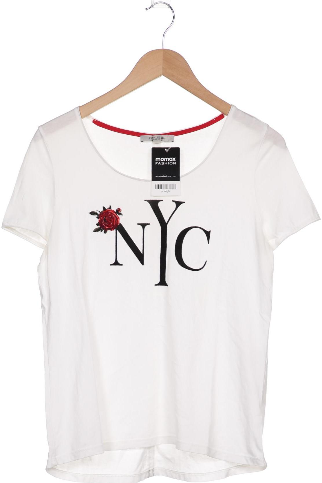 

Comma Damen T-Shirt, weiß