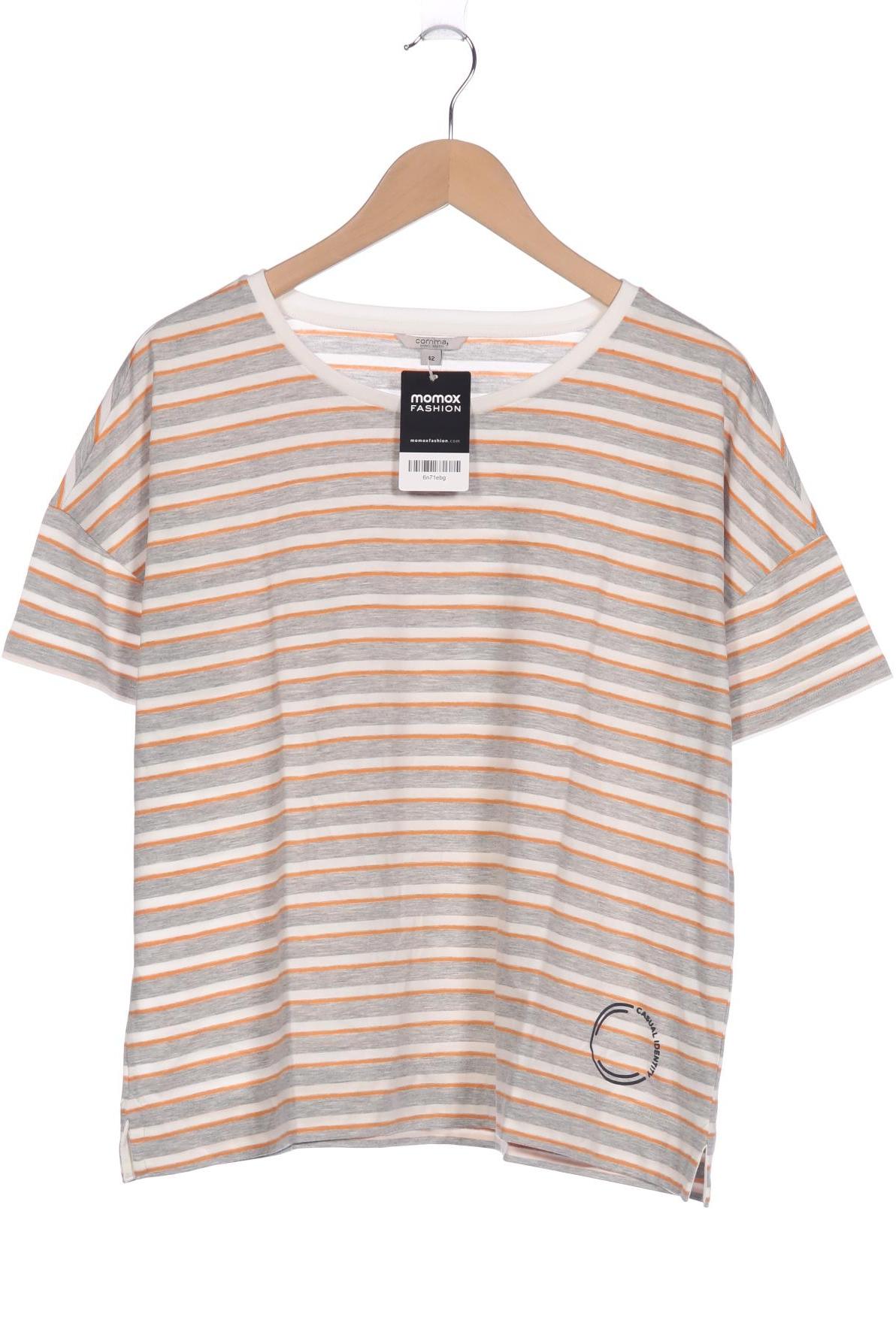

Comma Damen T-Shirt, grau, Gr. 42