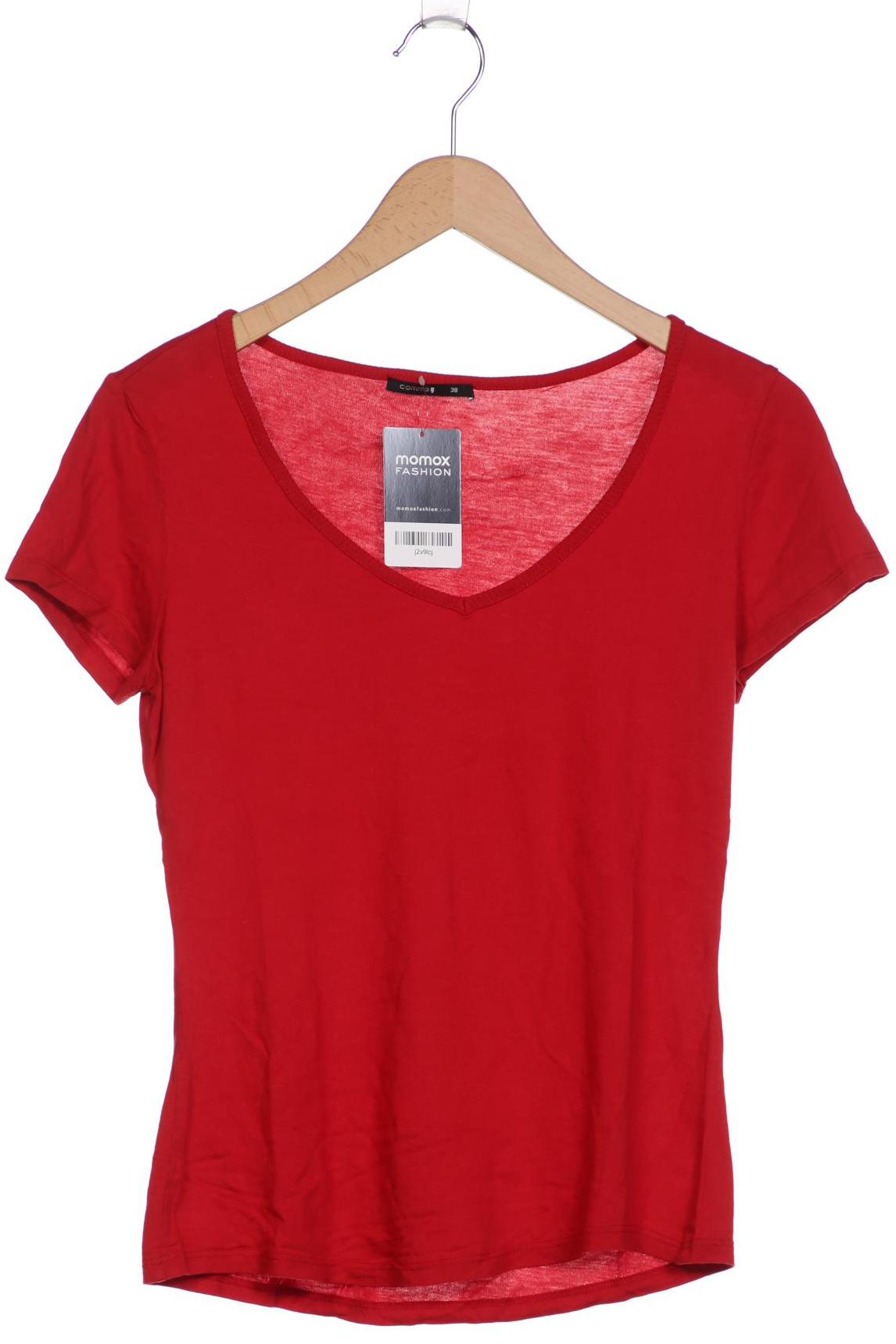 

Comma Damen T-Shirt, rot, Gr. 38