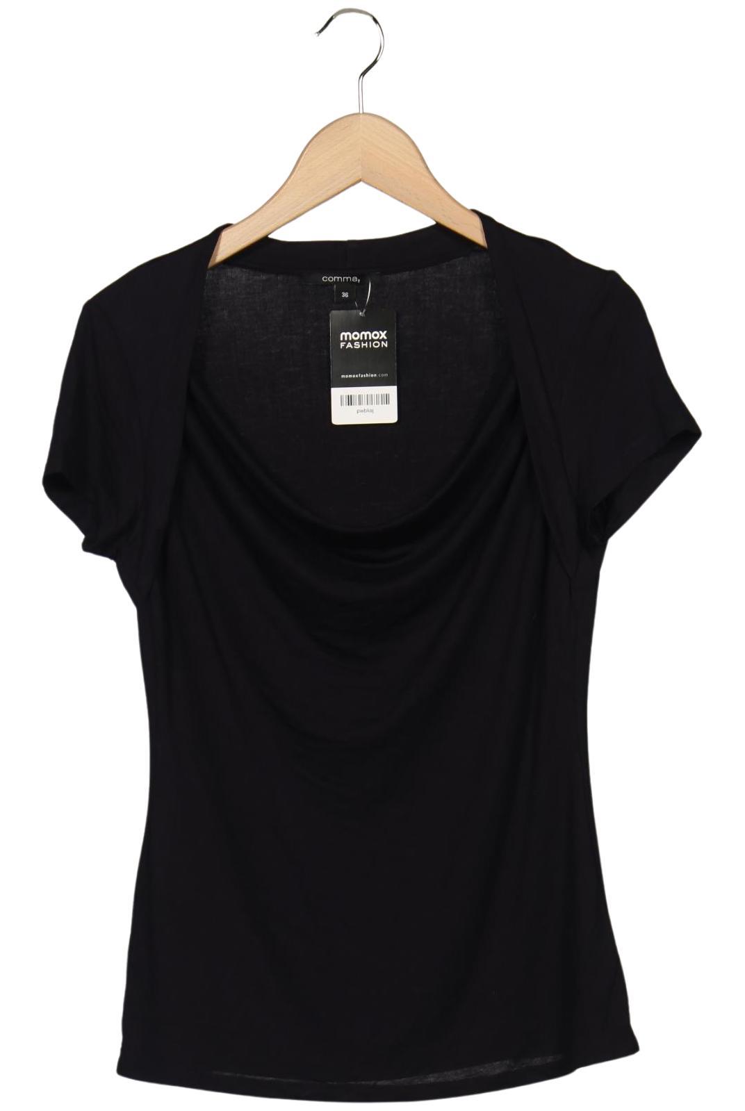 

Comma Damen T-Shirt, marineblau, Gr. 36