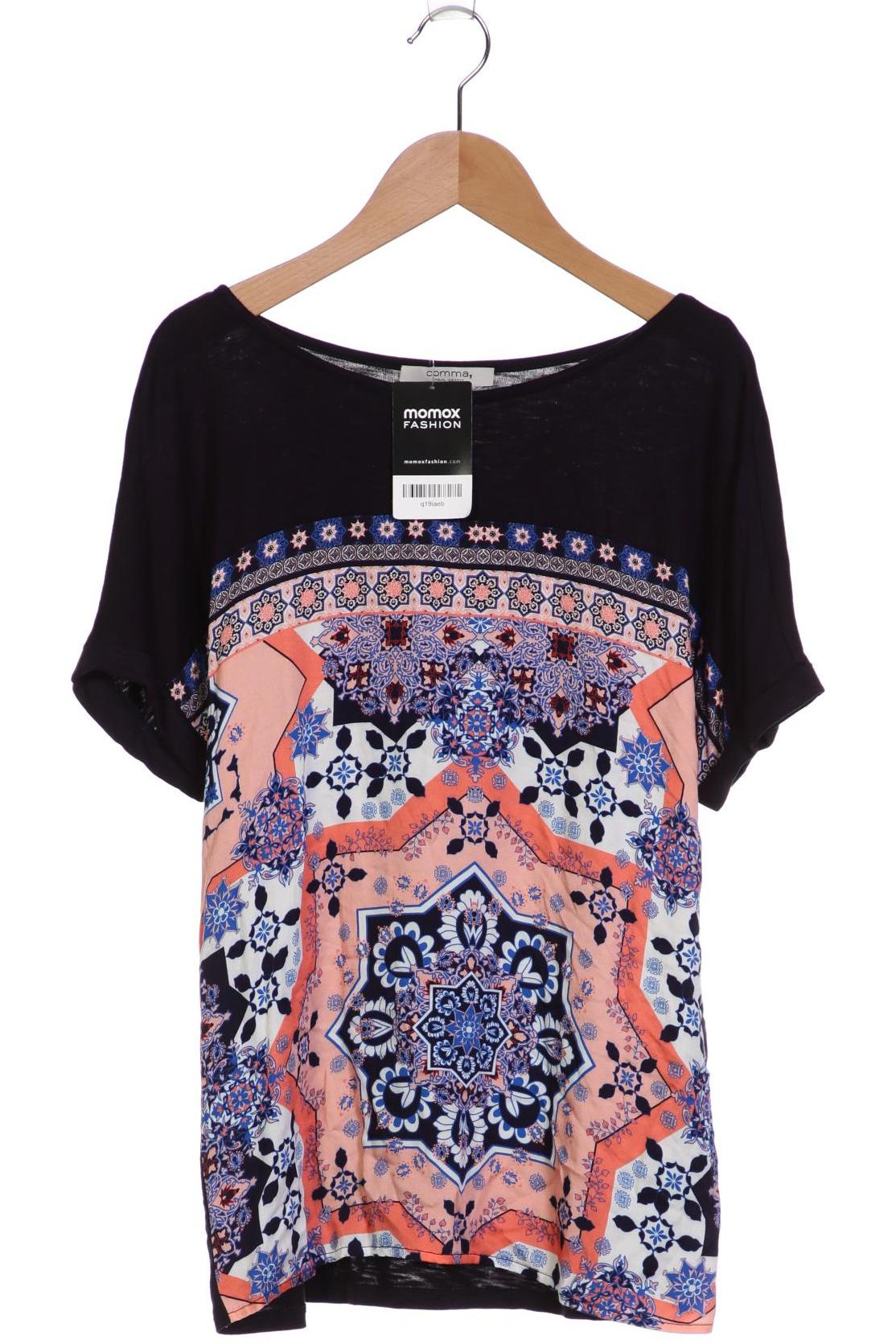 

Comma Damen T-Shirt, marineblau, Gr. 36