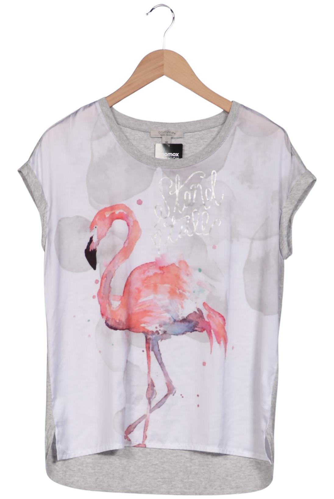 

Comma Damen T-Shirt, grau, Gr. 38