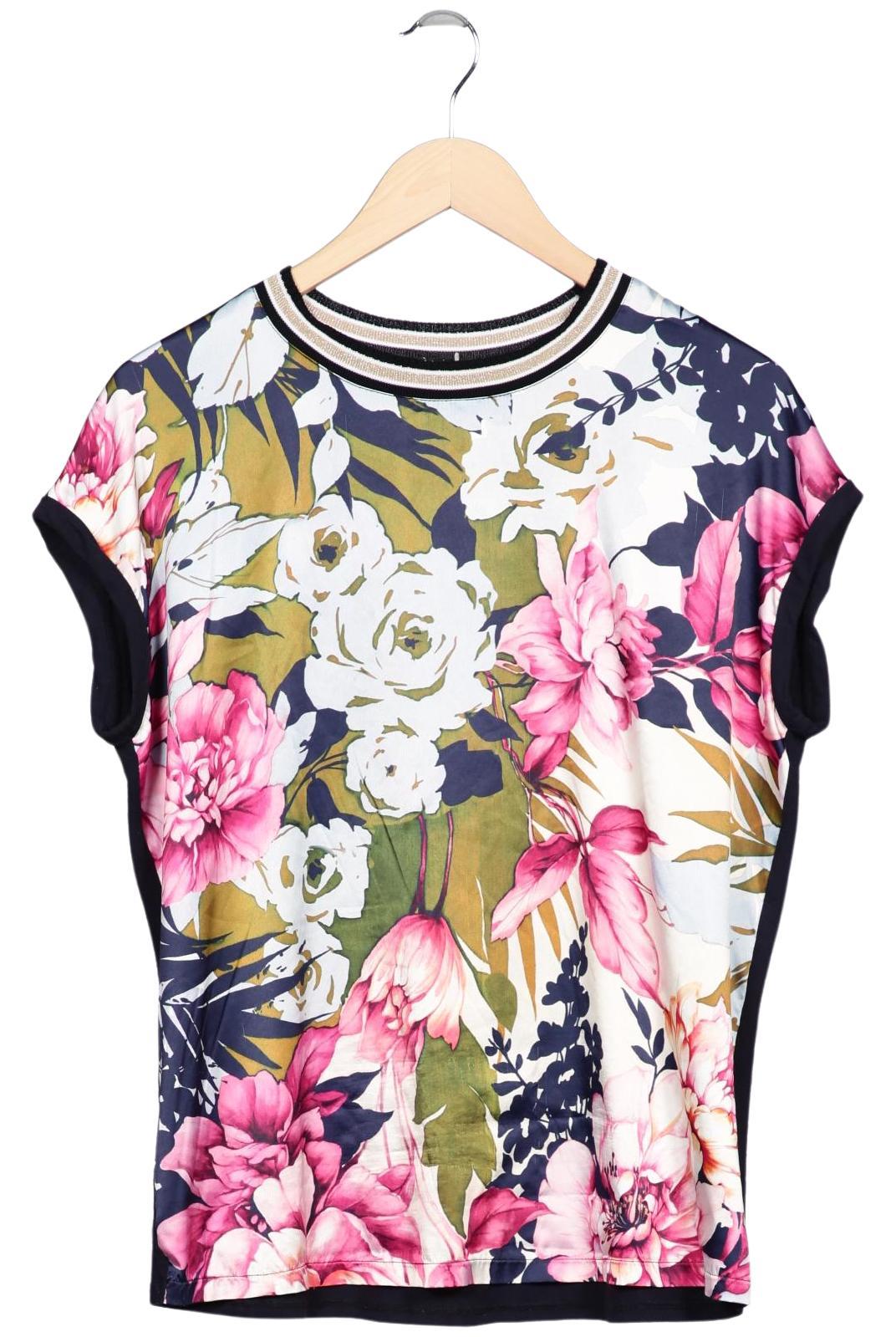 

Comma Damen T-Shirt, mehrfarbig, Gr. 40