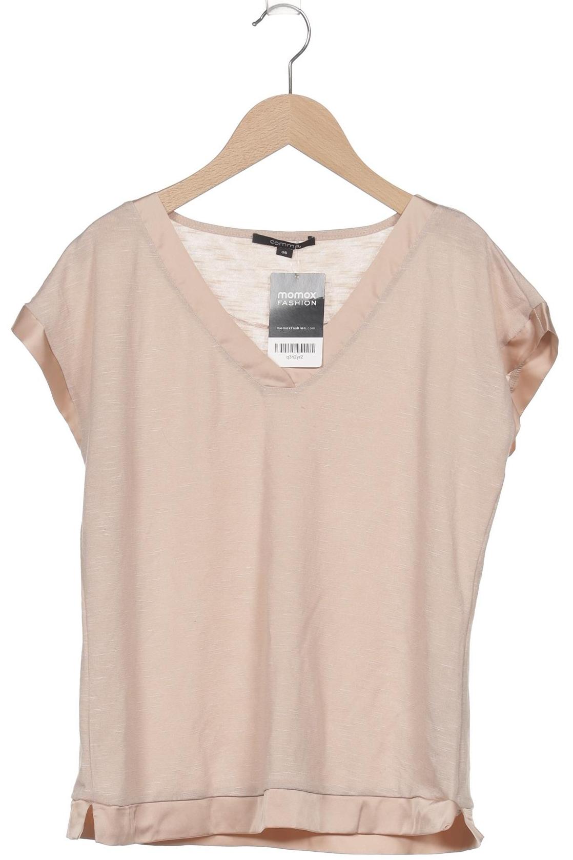 

Comma Damen T-Shirt, beige, Gr. 36