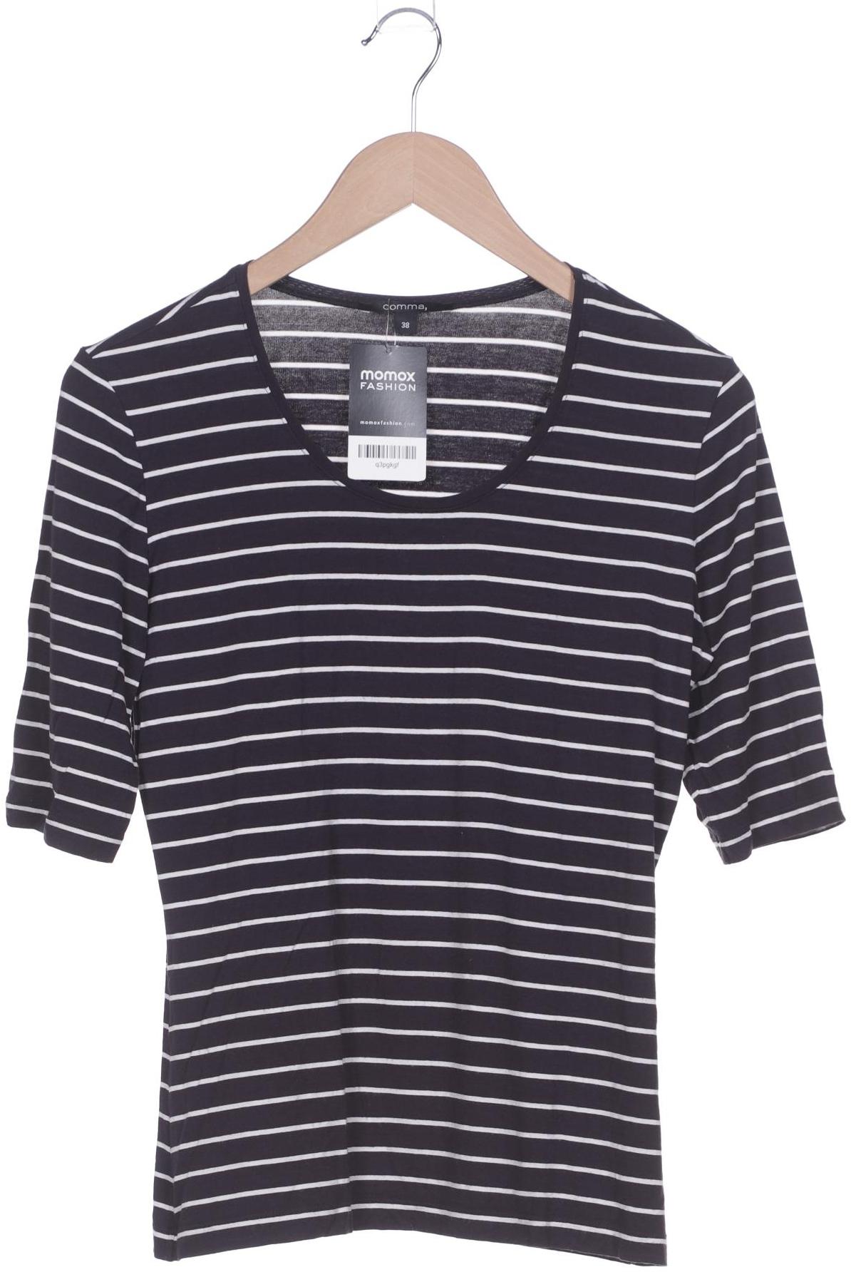 

Comma Damen T-Shirt, marineblau, Gr. 38