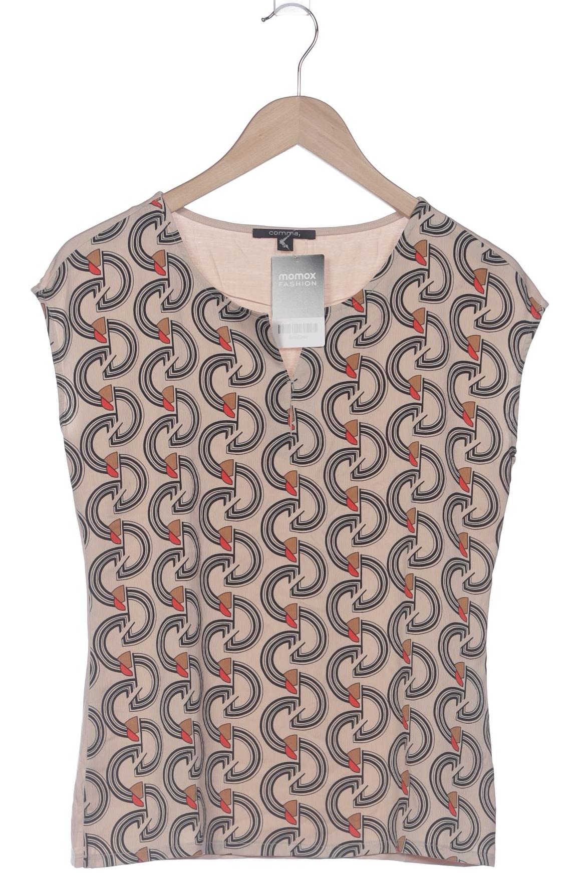 

Comma Damen T-Shirt, beige, Gr. 36