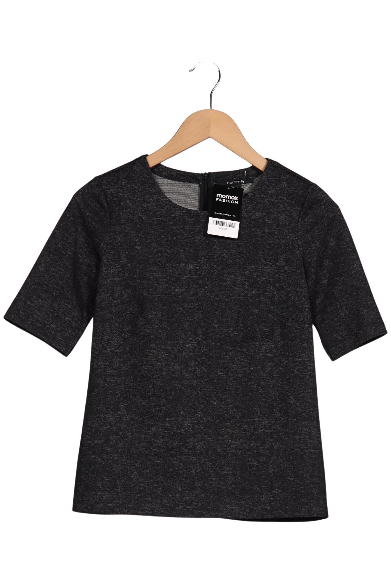 

Comma Damen T-Shirt, grau, Gr. 34