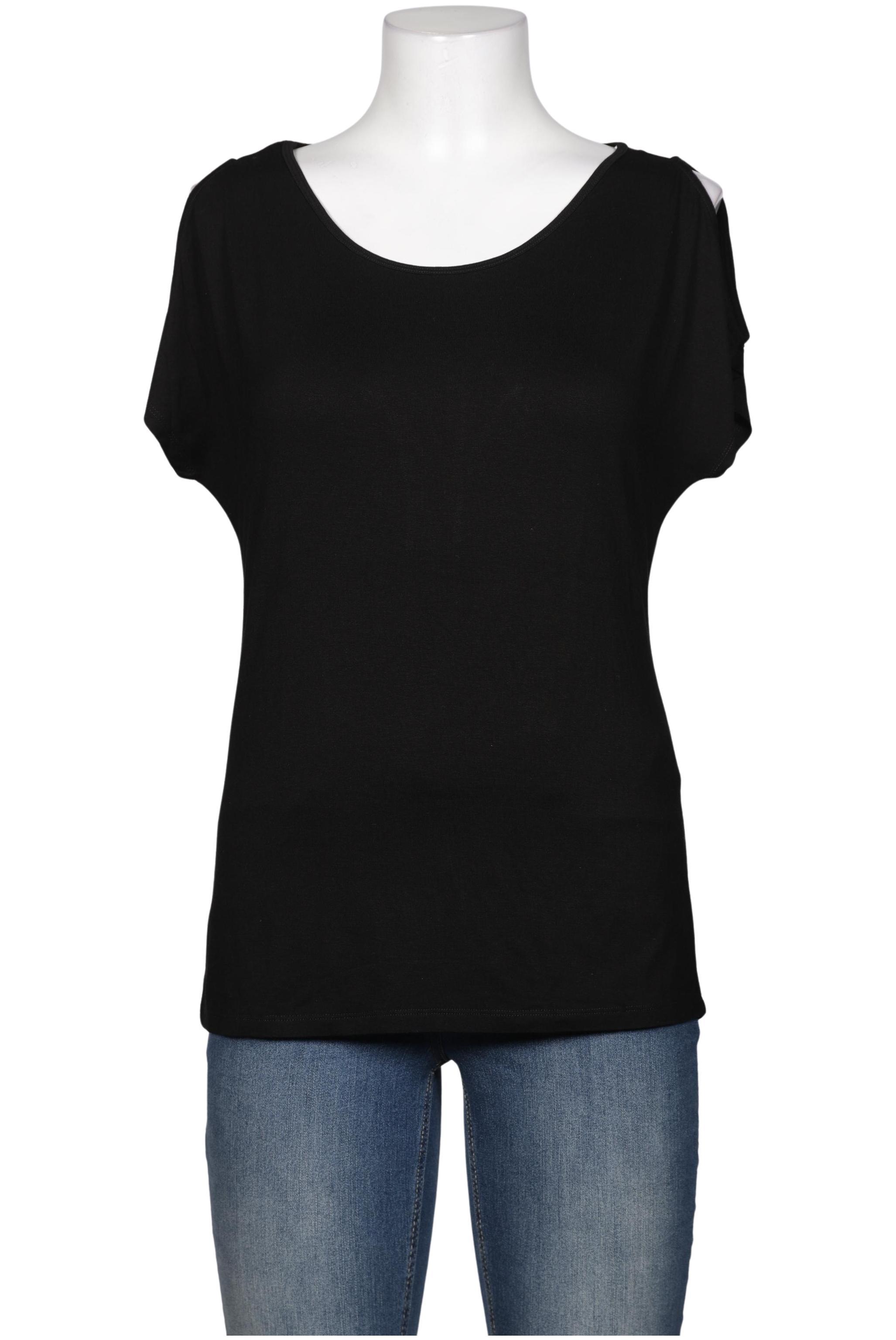 

Comma Damen T-Shirt, schwarz, Gr. 38