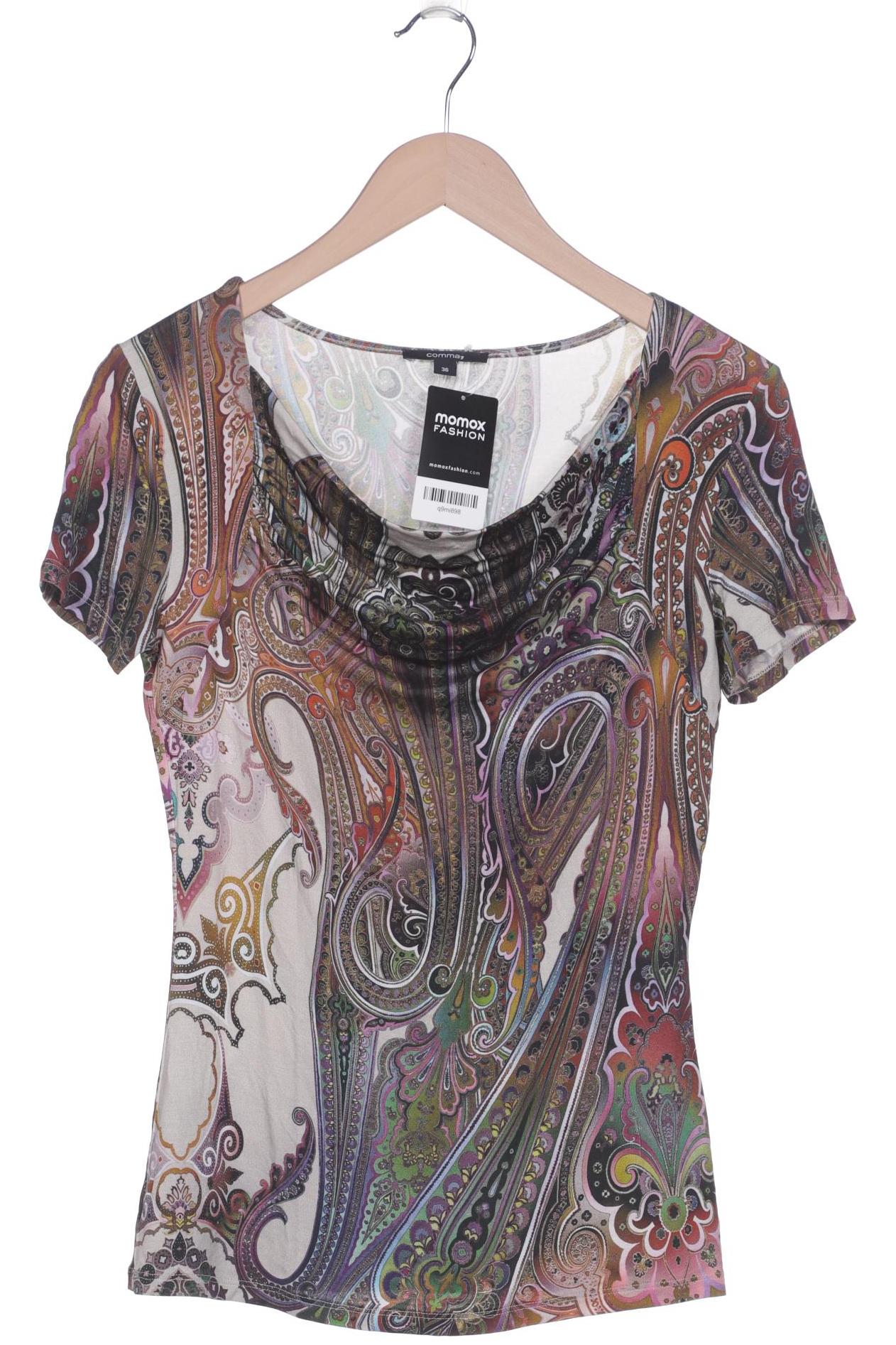 

Comma Damen T-Shirt, mehrfarbig