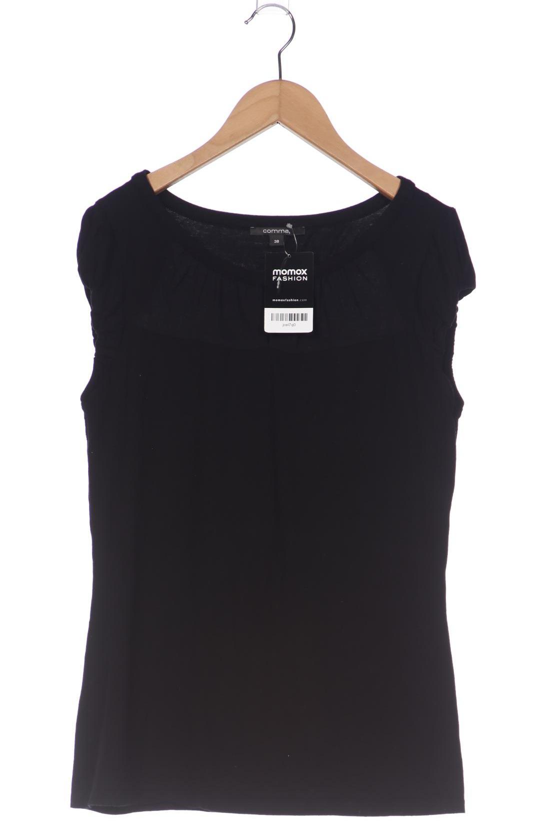 

Comma Damen T-Shirt, schwarz, Gr. 38