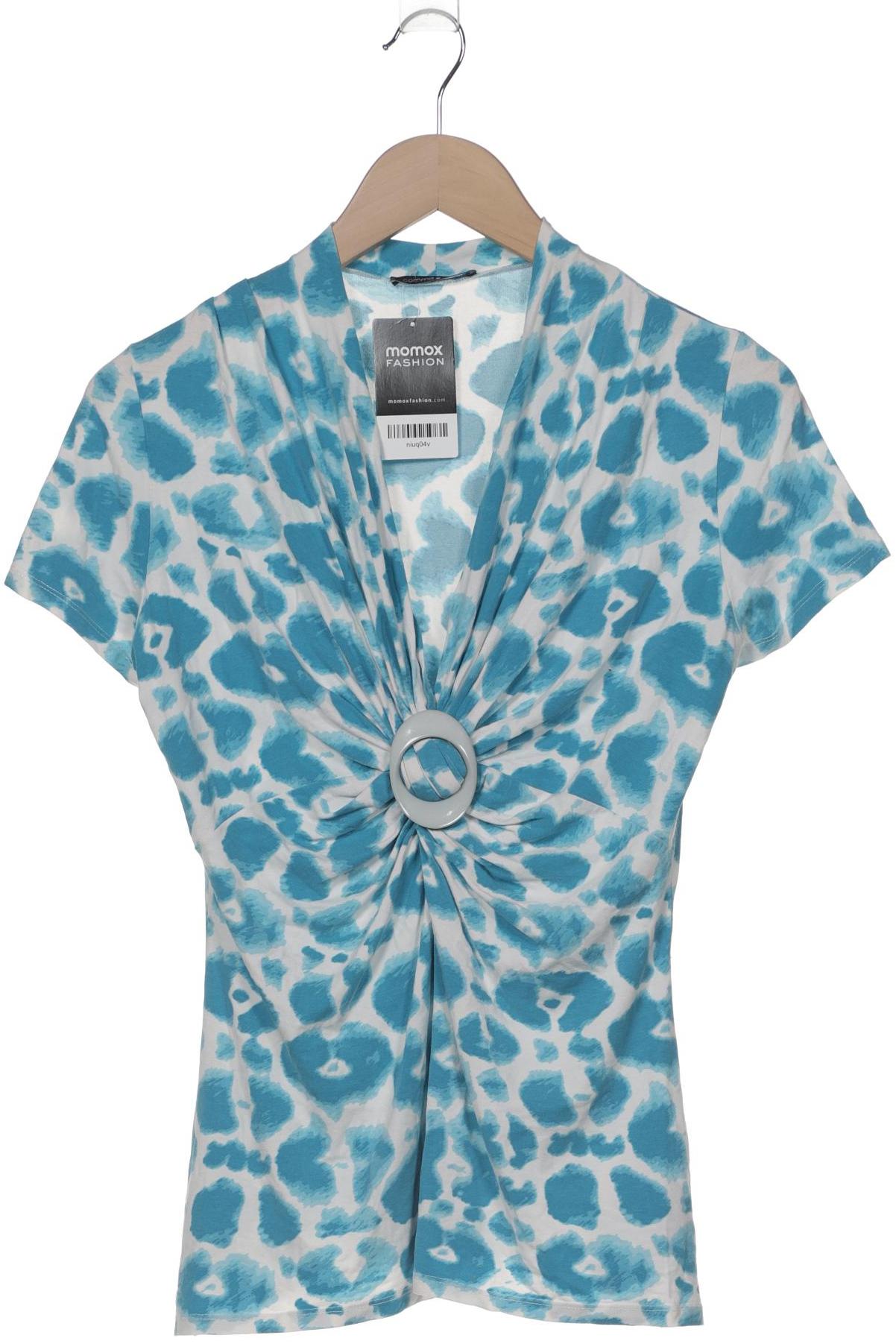 

Comma Damen T-Shirt, blau, Gr. 36