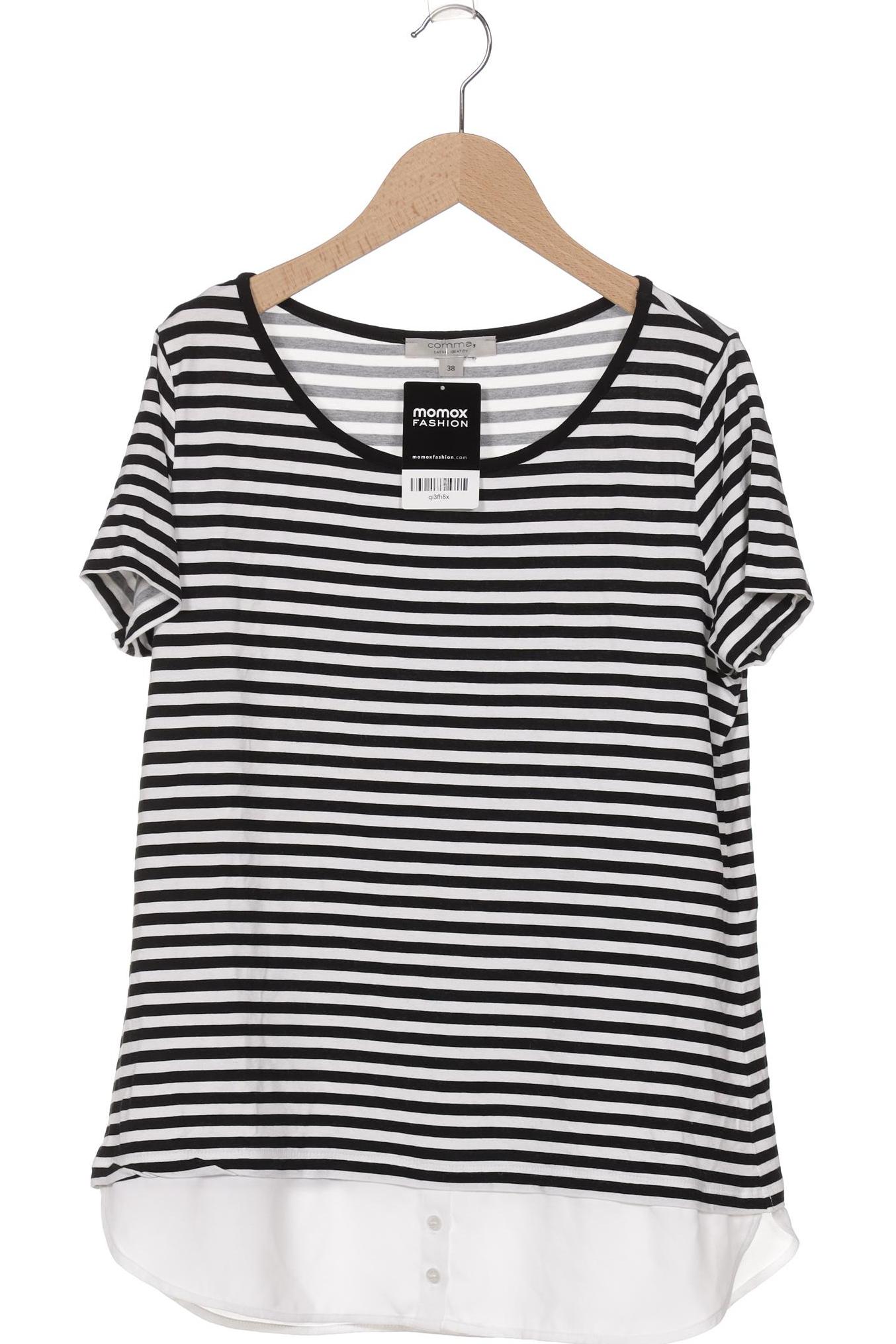 

Comma Damen T-Shirt, schwarz, Gr. 38