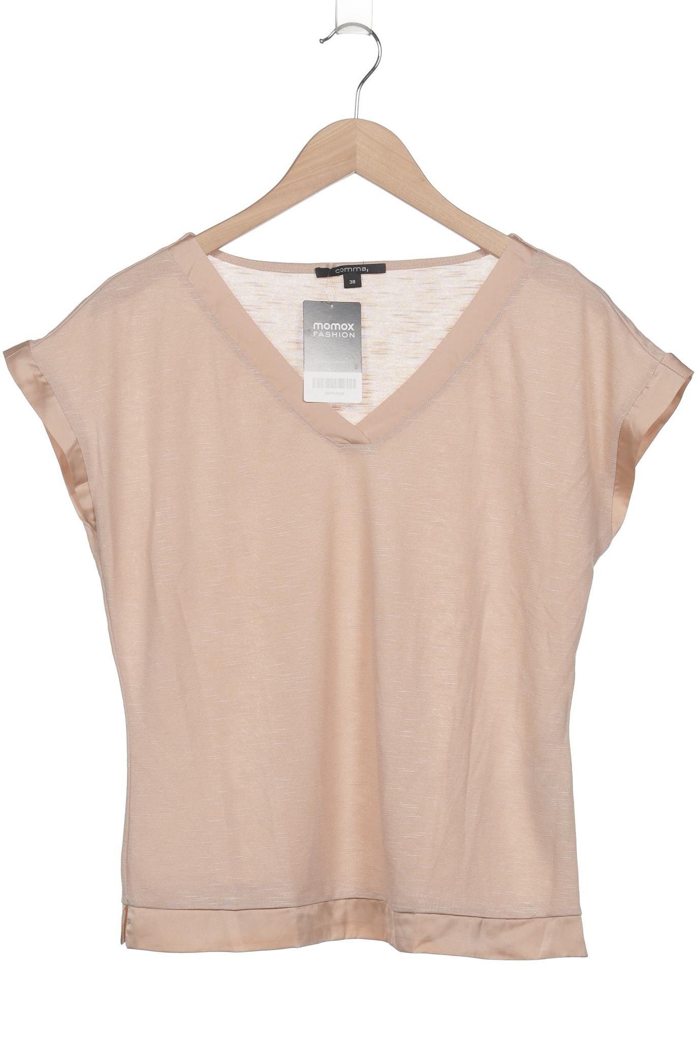 

Comma Damen T-Shirt, beige, Gr. 38