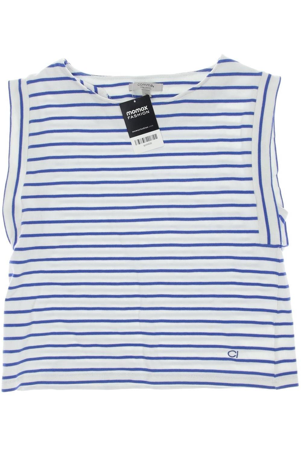 

Comma Damen T-Shirt, weiß, Gr. 38