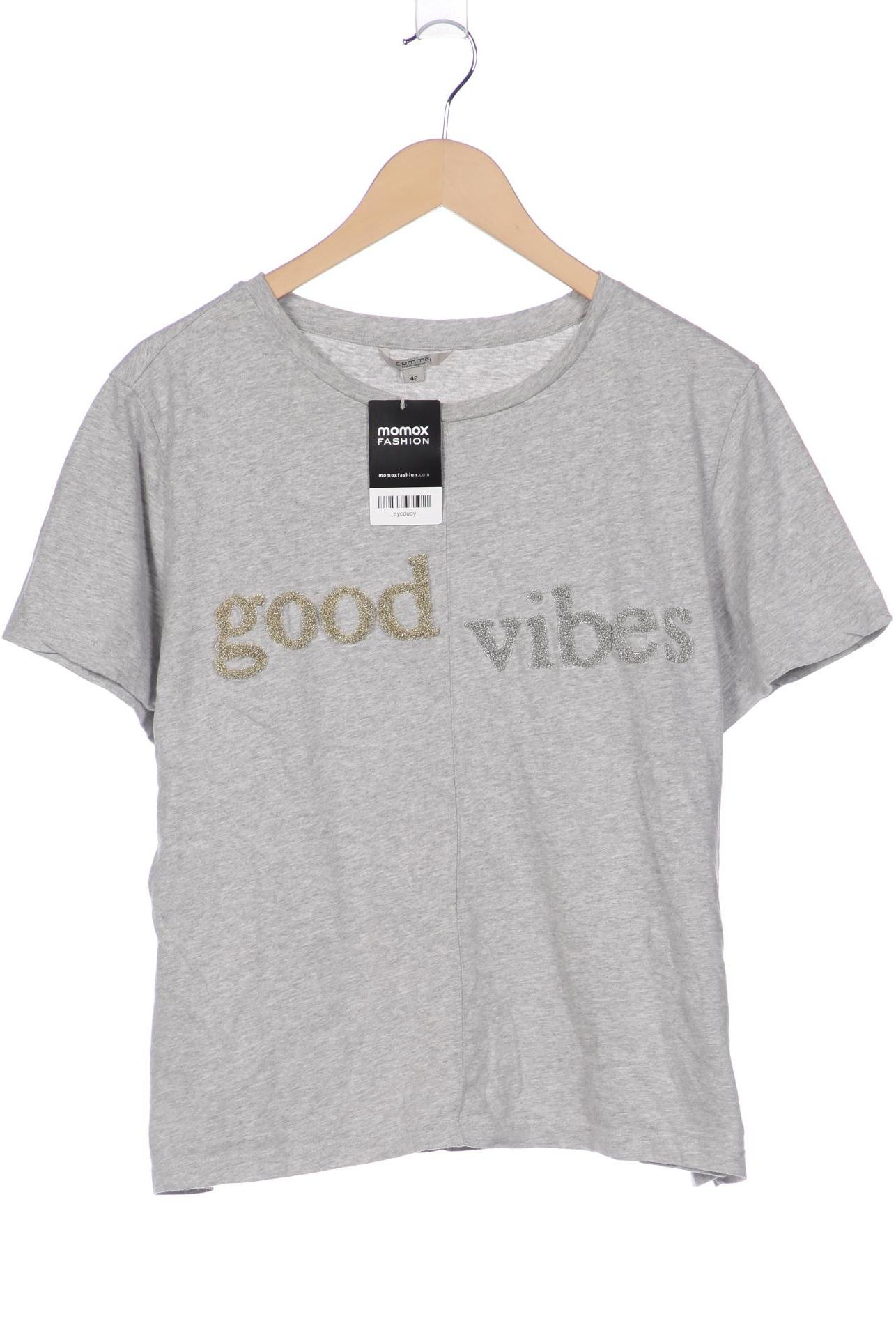 

Comma Damen T-Shirt, grau, Gr. 42