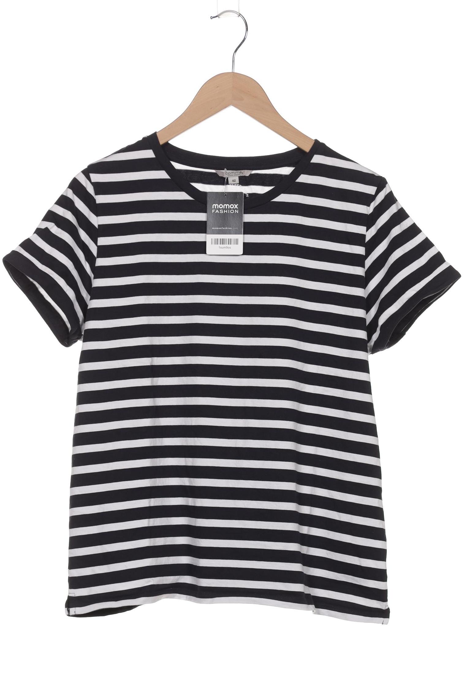 

Comma Damen T-Shirt, marineblau, Gr. 42