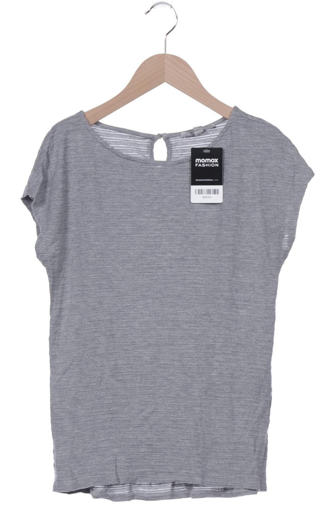 

Comma Damen T-Shirt, grau, Gr. 34