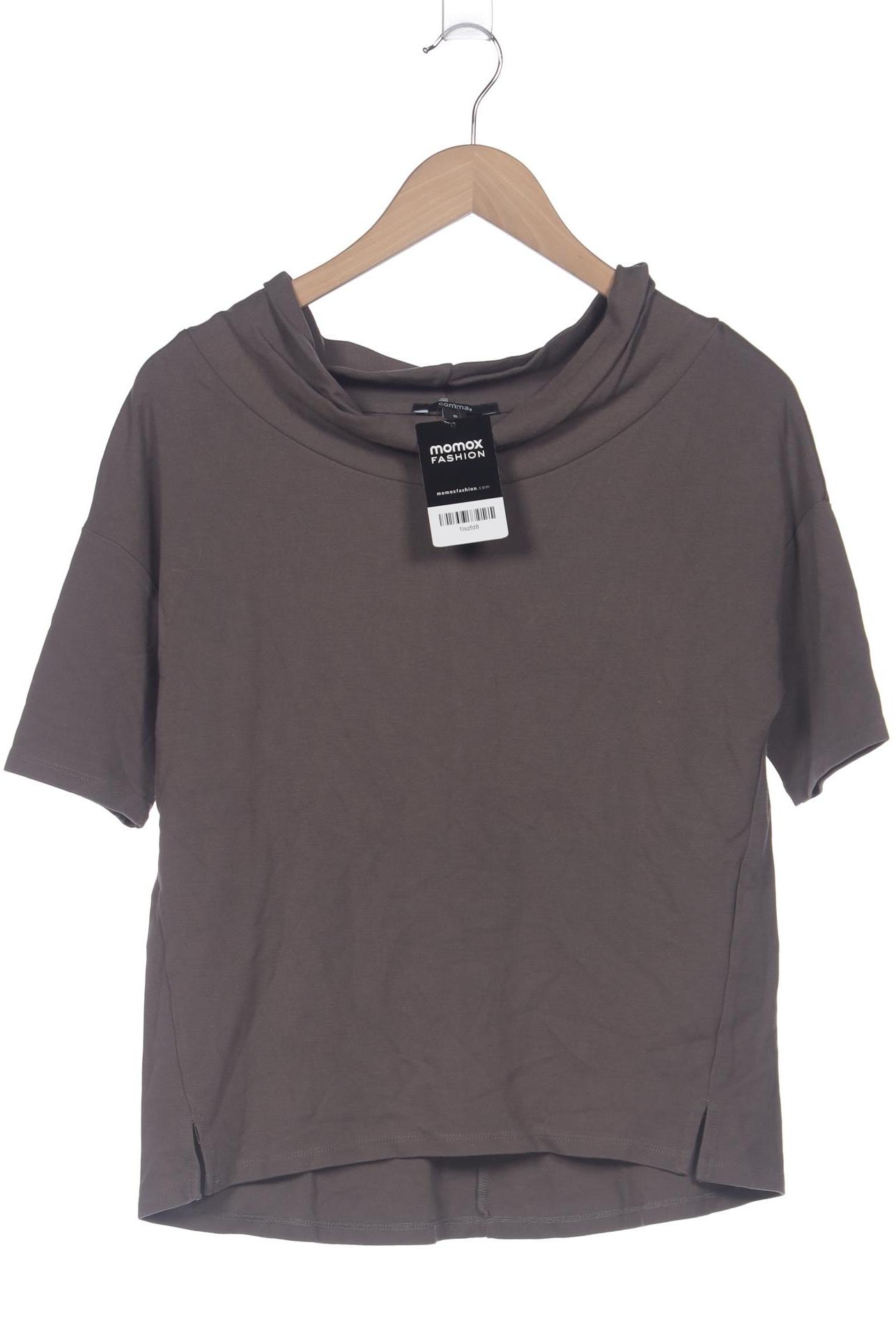 

Comma Damen T-Shirt, braun, Gr. 36