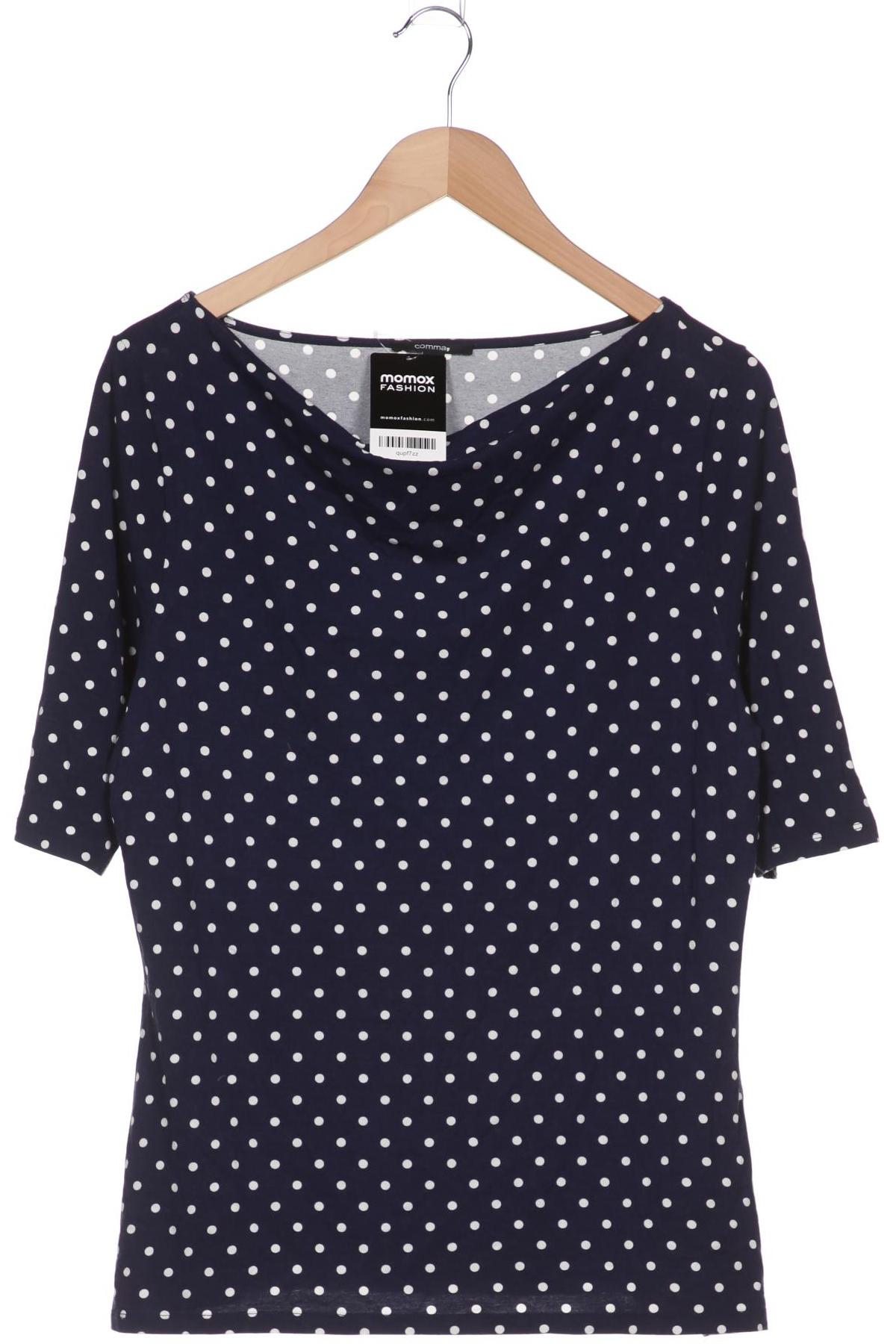 

Comma Damen T-Shirt, marineblau
