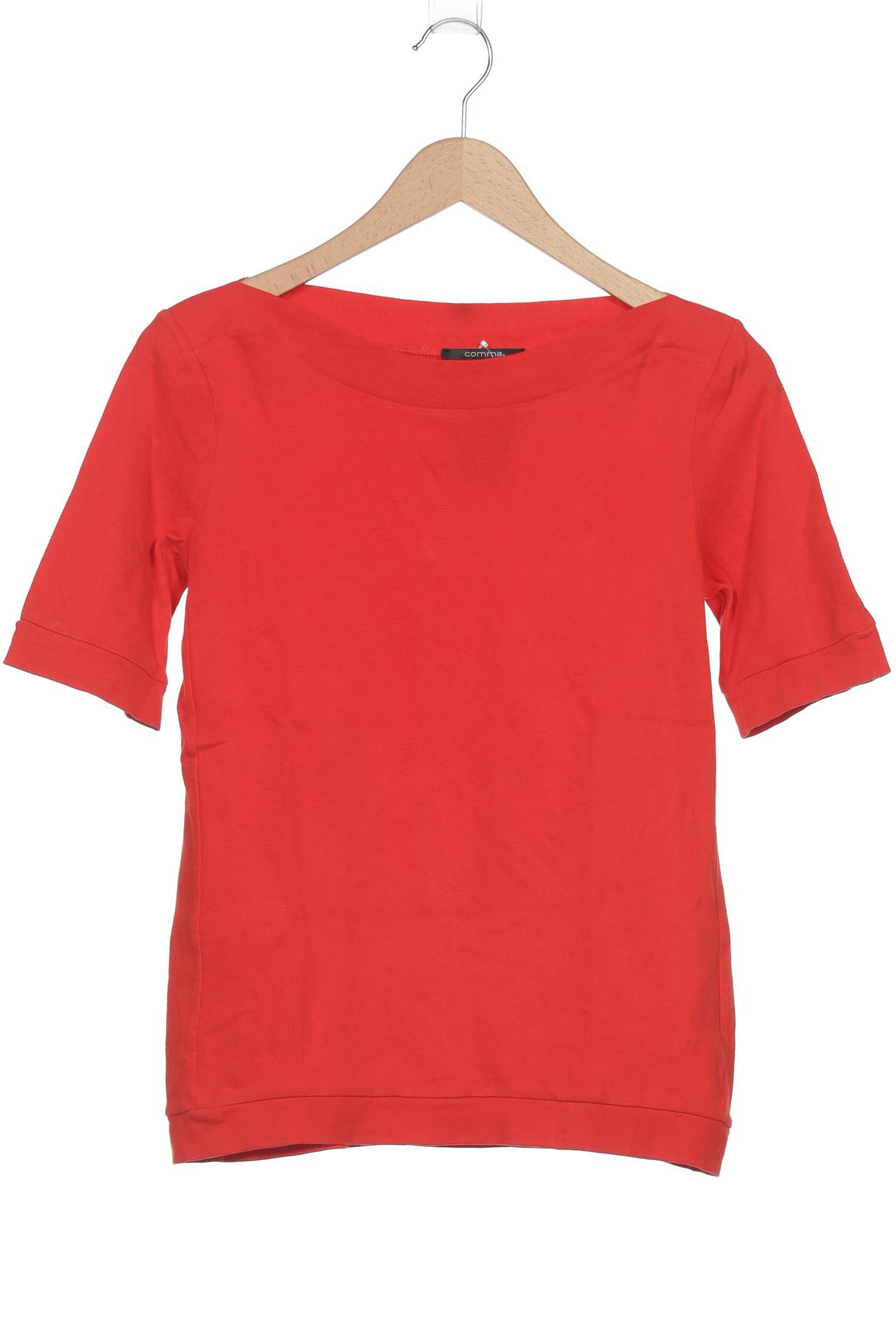 

Comma Damen T-Shirt, rot, Gr. 36