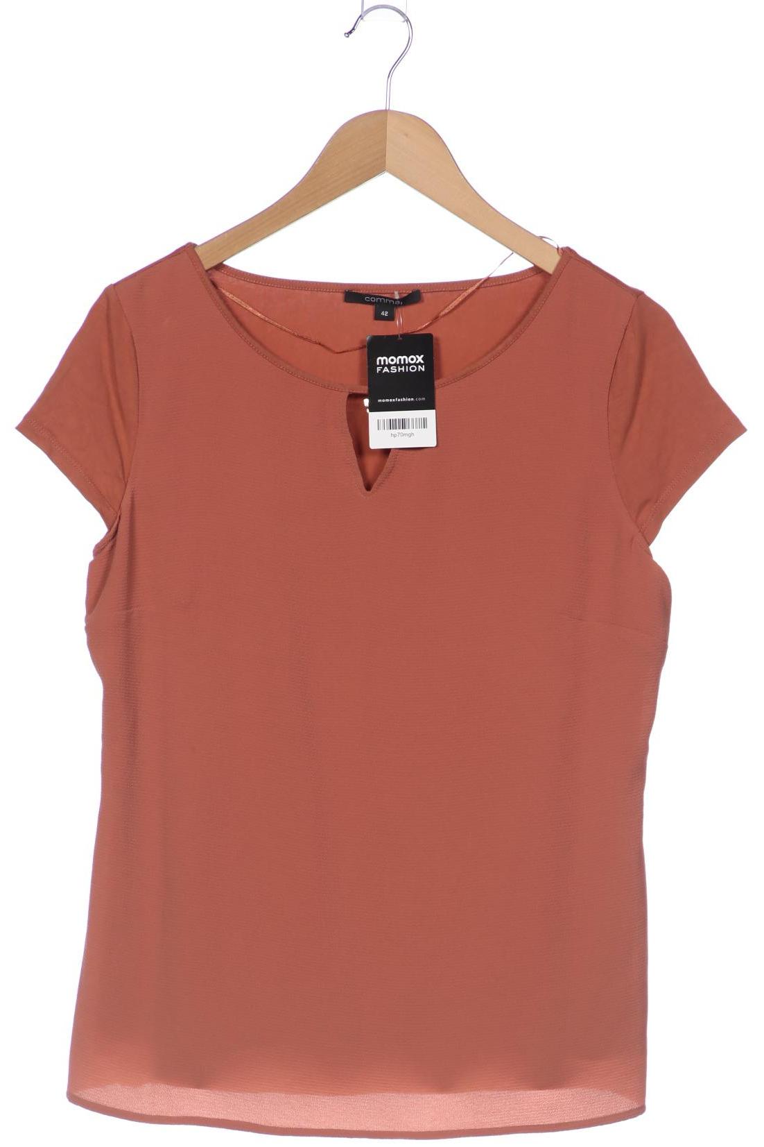 

Comma Damen T-Shirt, braun, Gr. 42