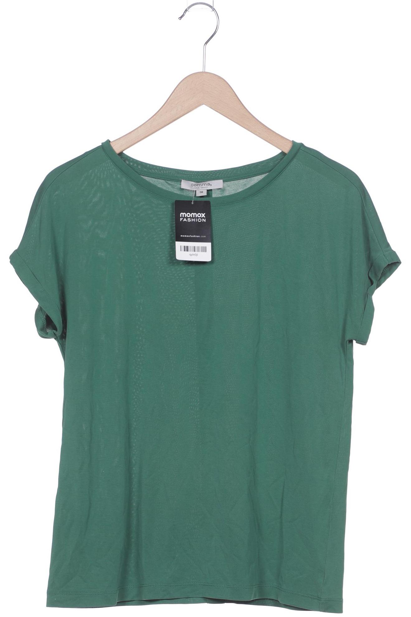 

Comma Damen T-Shirt, grün, Gr. 38