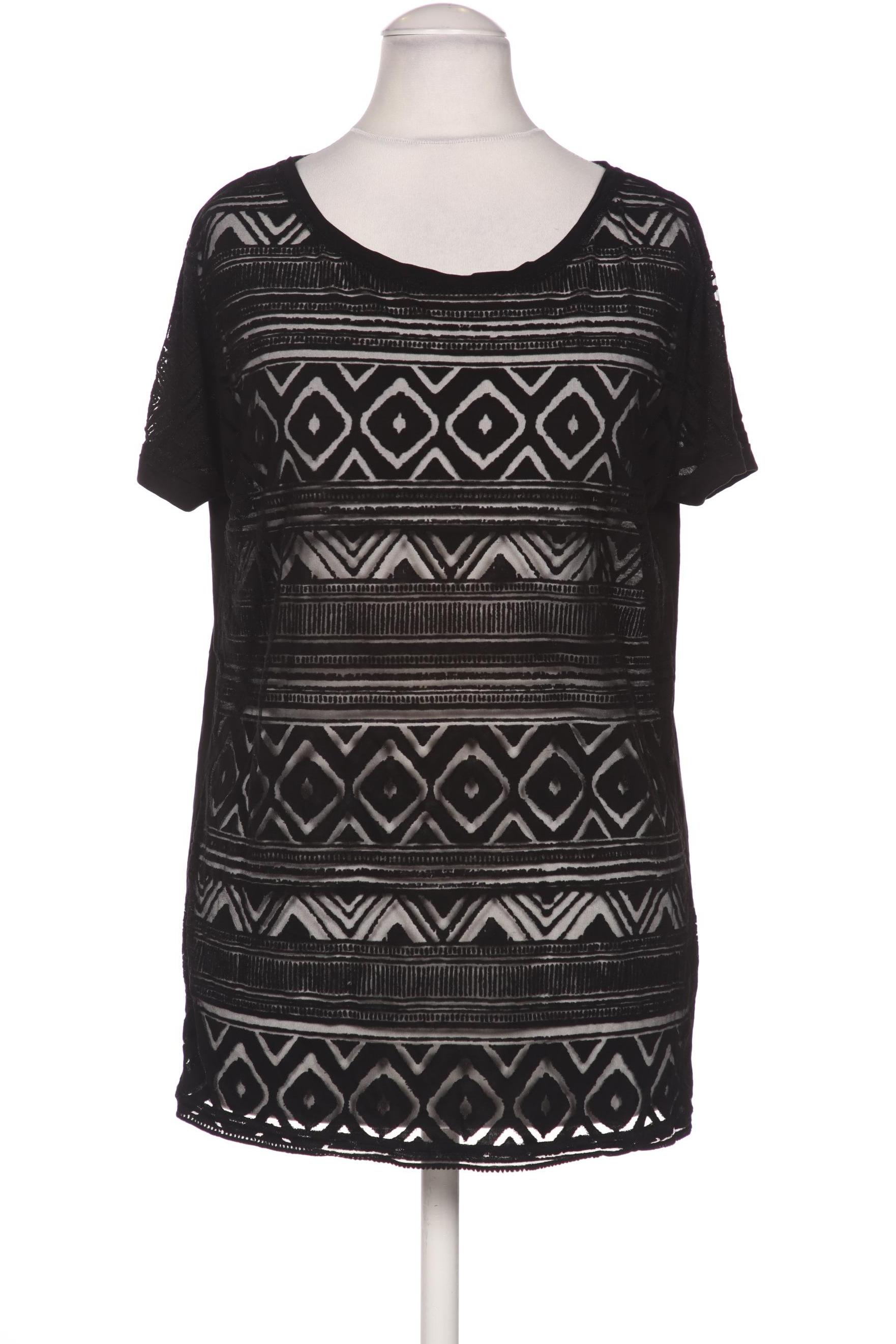 

Comma Damen T-Shirt, schwarz, Gr. 34