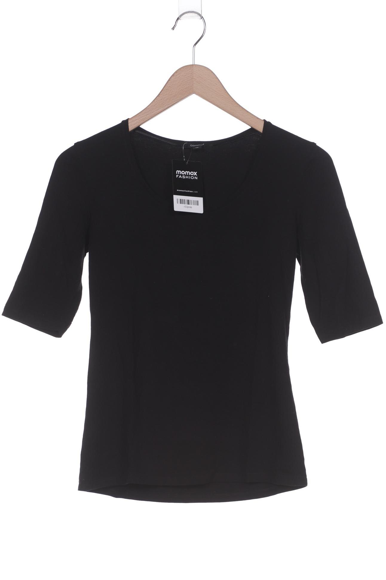 

Comma Damen T-Shirt, schwarz, Gr. 36