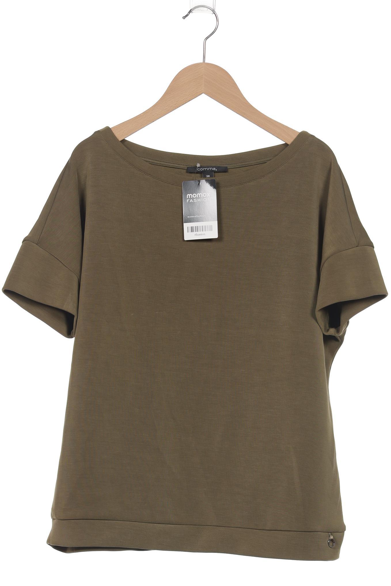 

Comma Damen T-Shirt, grün, Gr. 38