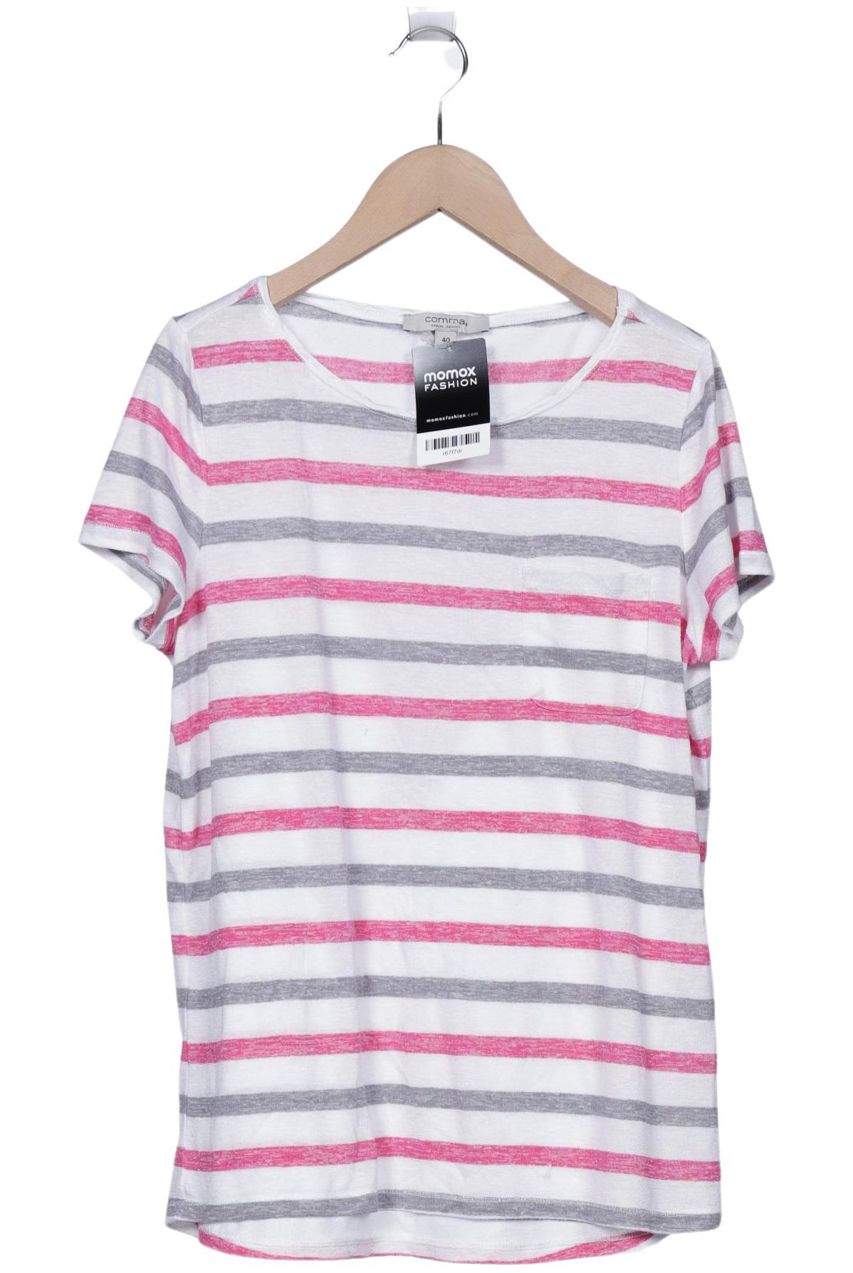 

Comma Damen T-Shirt, weiß, Gr. 40