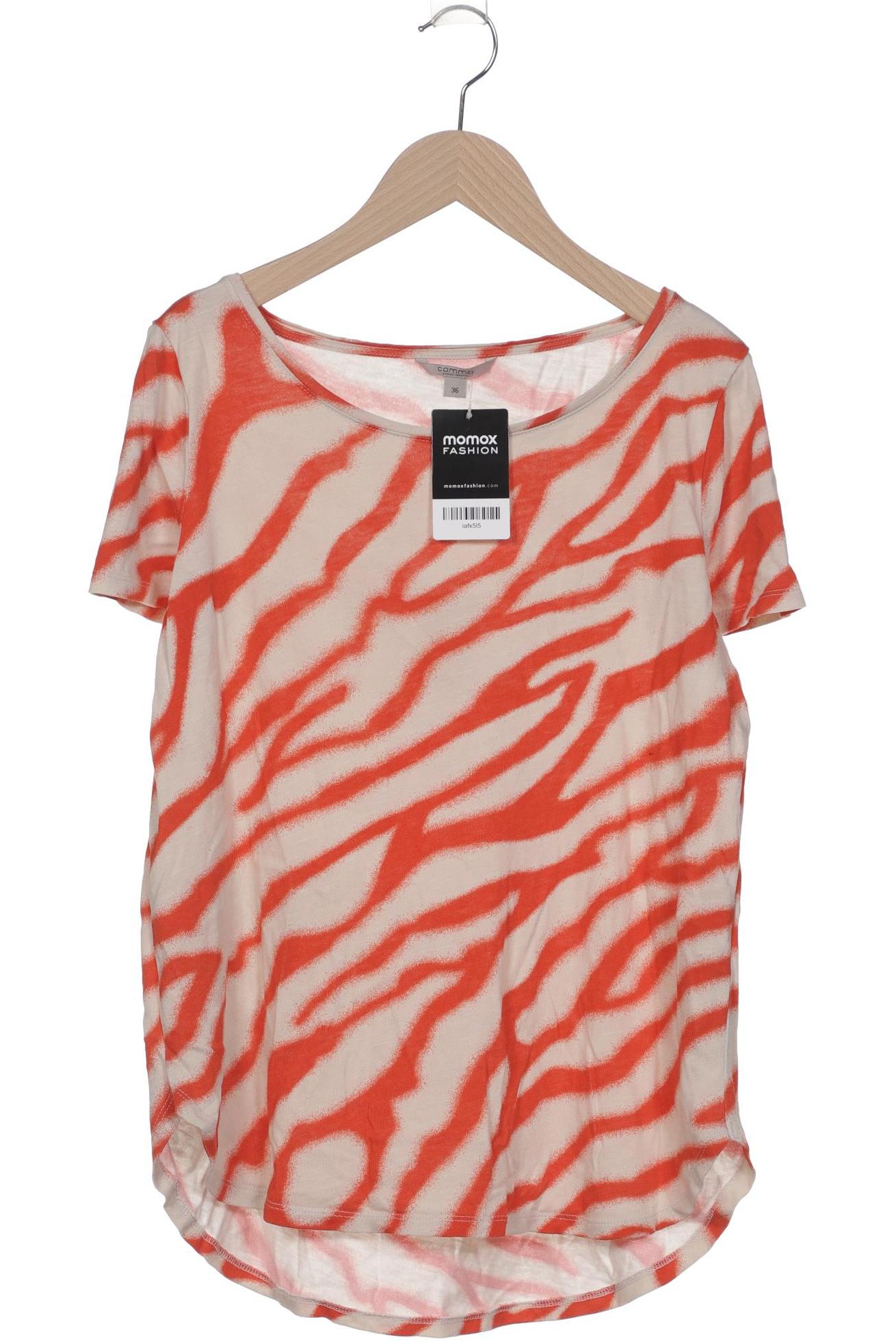 

Comma Damen T-Shirt, cremeweiß, Gr. 36