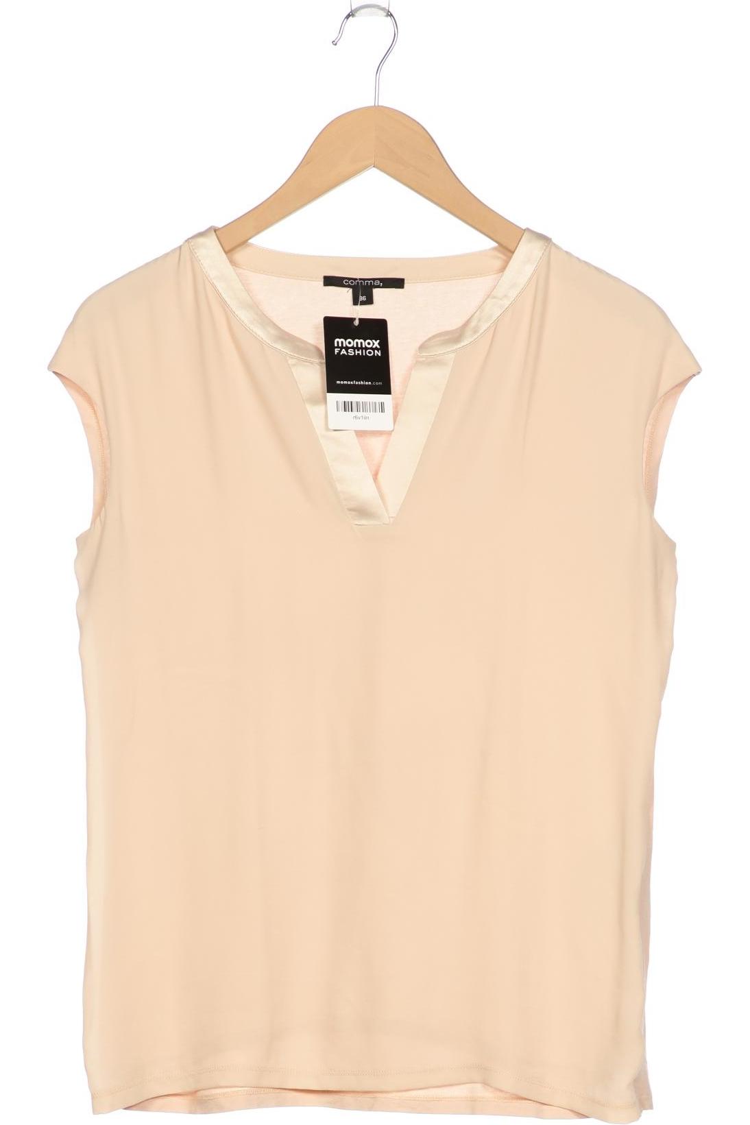 

Comma Damen T-Shirt, beige, Gr. 36