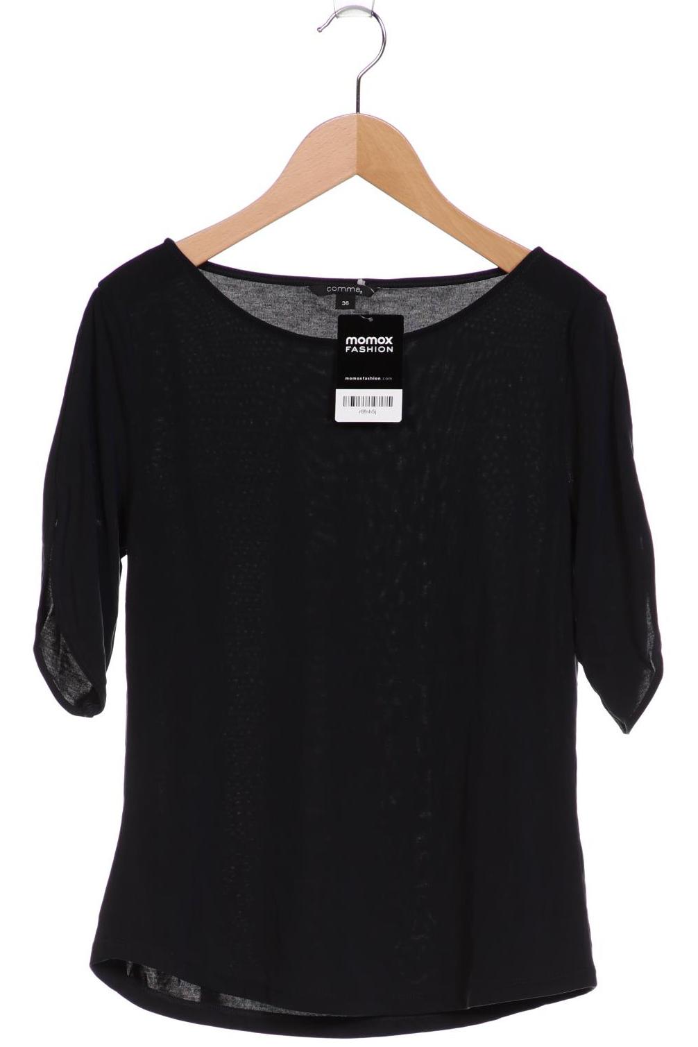 

Comma Damen T-Shirt, marineblau, Gr. 36