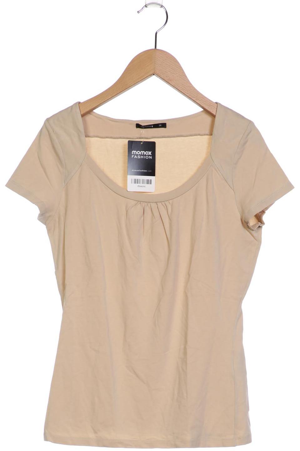 

Comma Damen T-Shirt, beige, Gr. 36