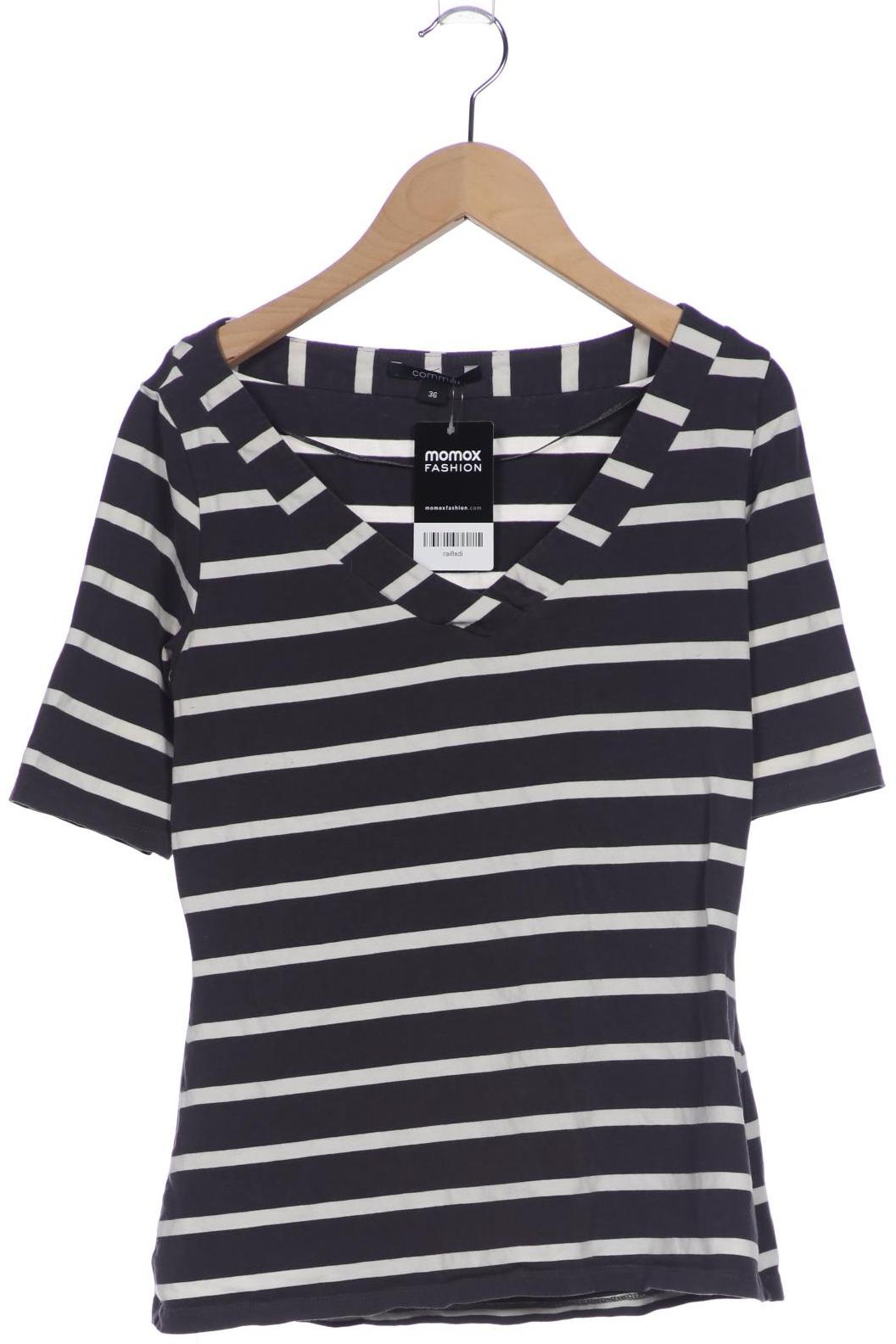 

Comma Damen T-Shirt, grau, Gr. 36