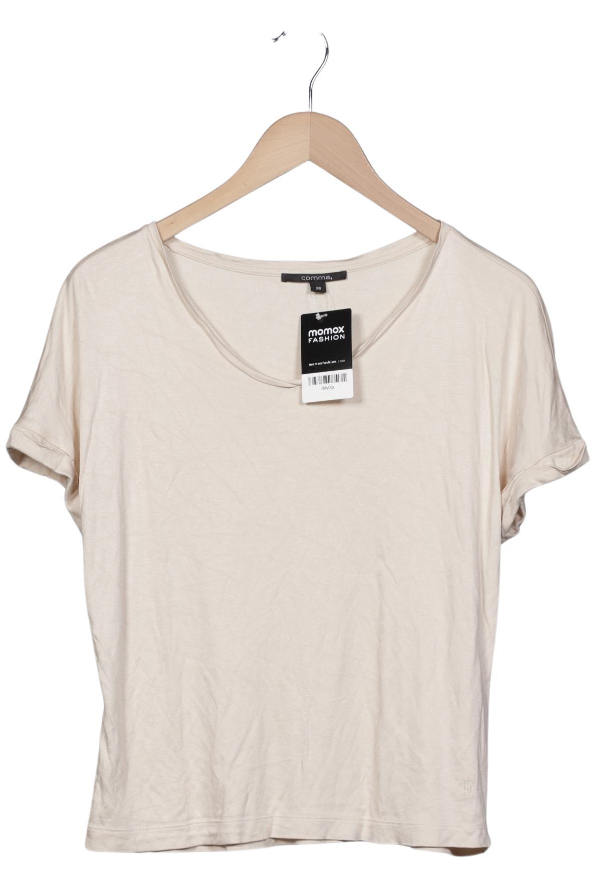 

Comma Damen T-Shirt, beige, Gr. 38