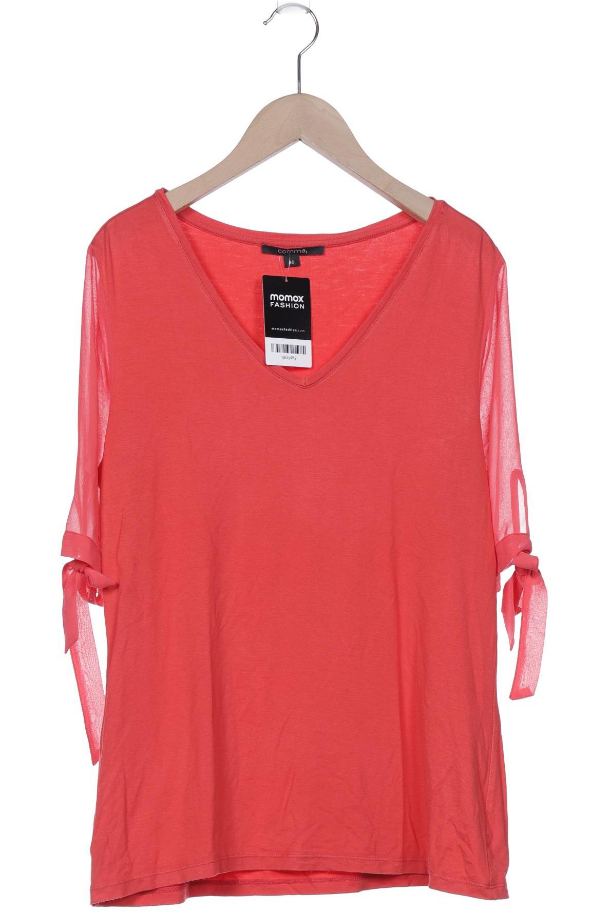 

Comma Damen T-Shirt, rot, Gr. 40