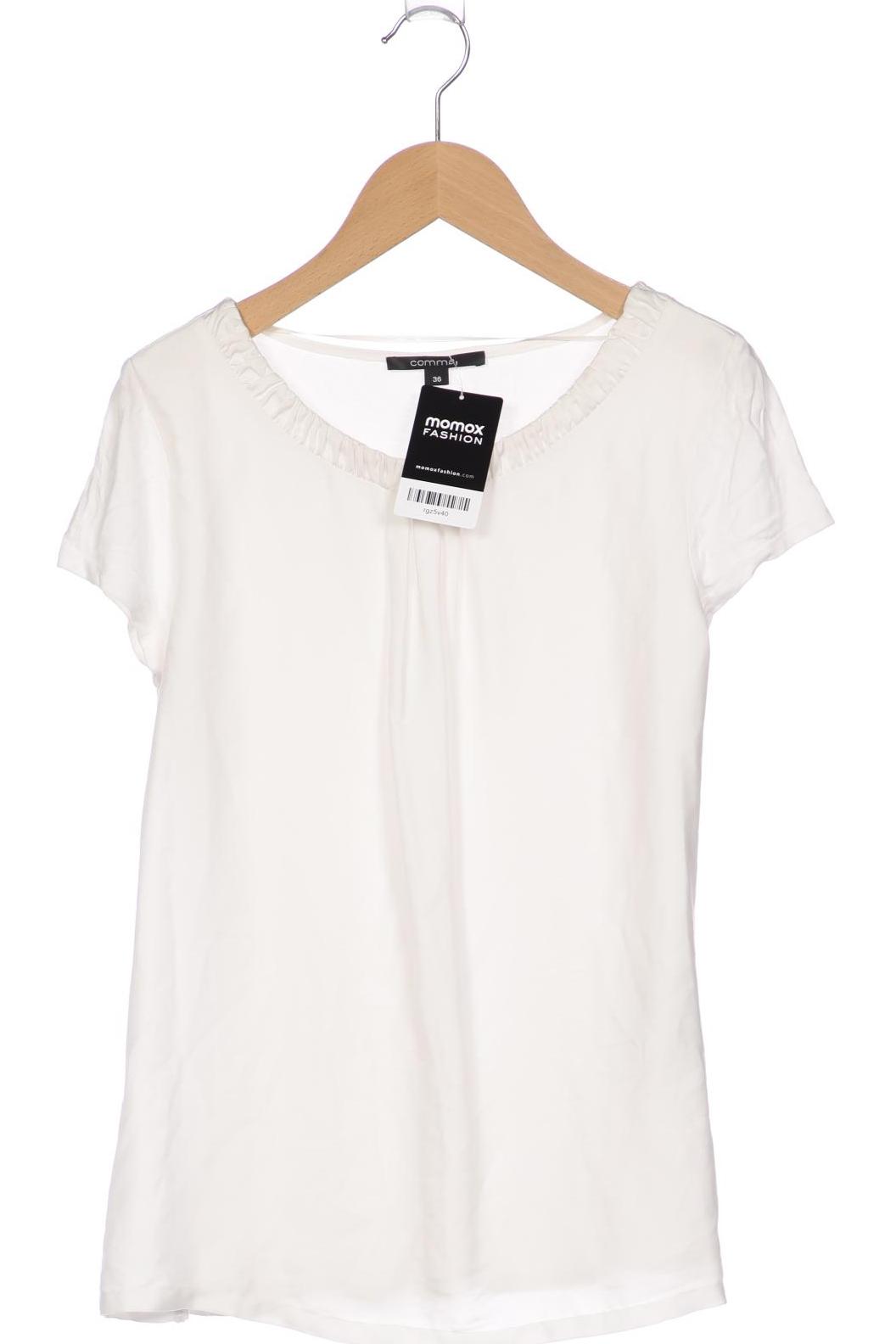 

Comma Damen T-Shirt, weiß