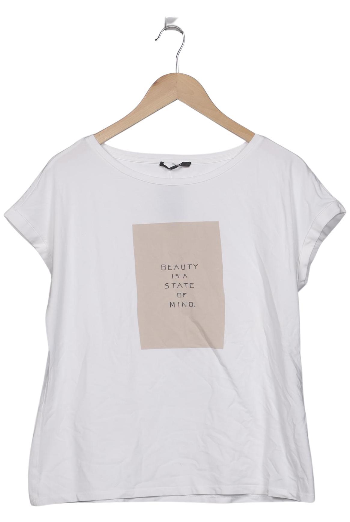 

Comma Damen T-Shirt, weiß, Gr. 42