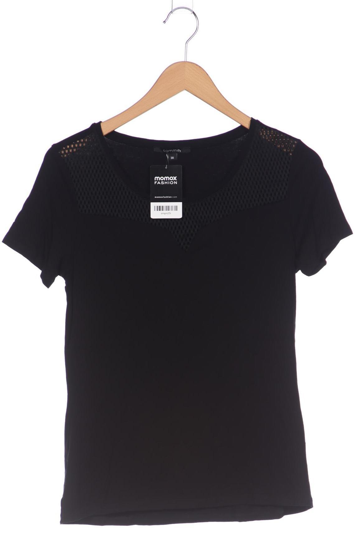 

Comma Damen T-Shirt, schwarz, Gr. 38