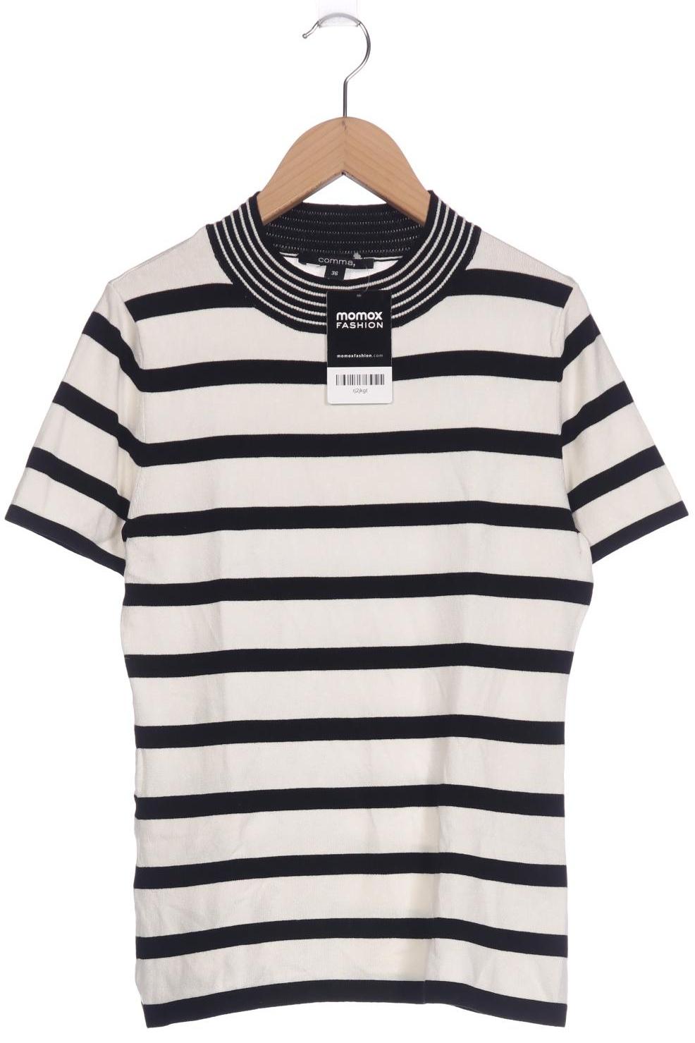 

Comma Damen T-Shirt, weiß, Gr. 36