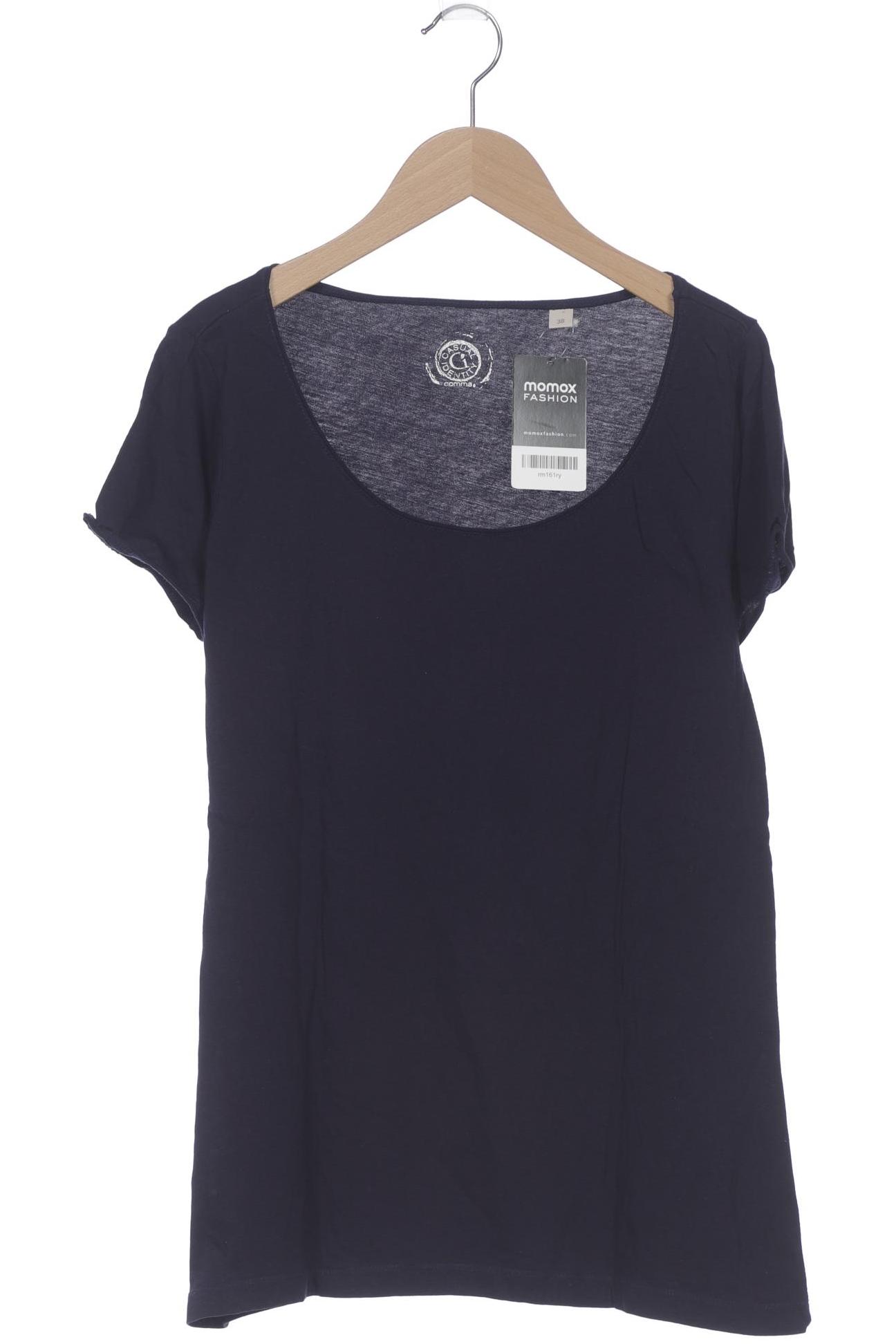 

Comma Damen T-Shirt, marineblau, Gr. 38