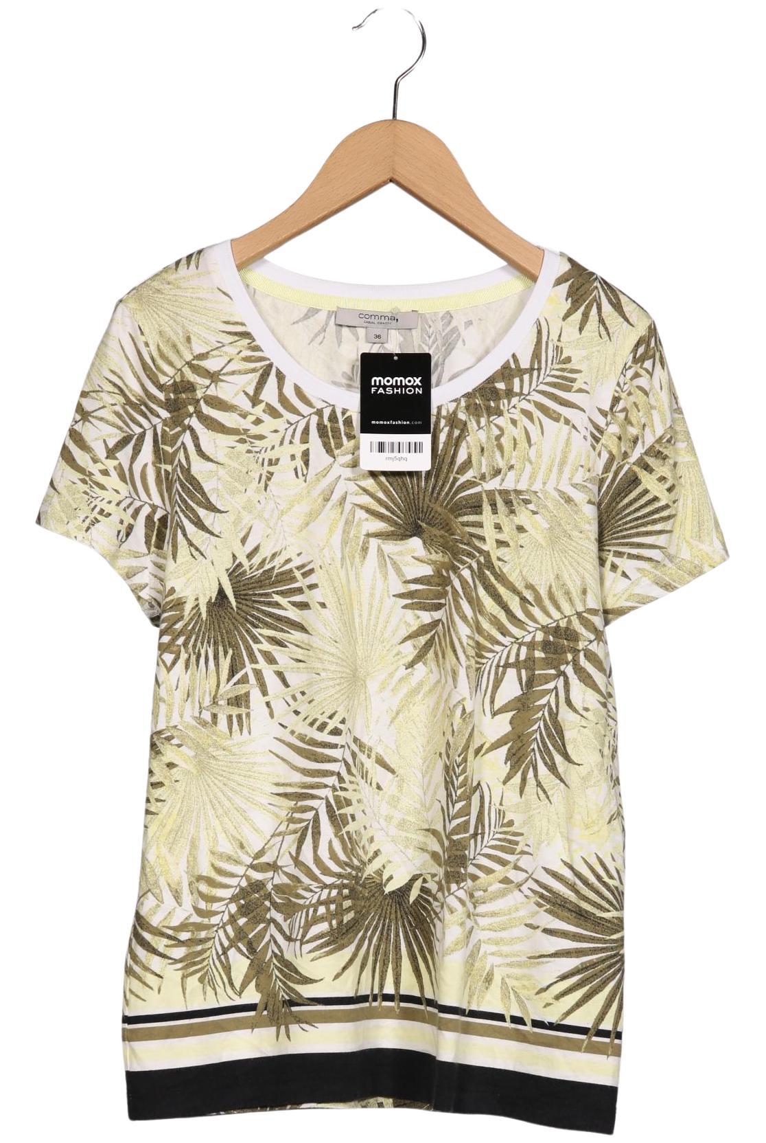 

Comma Damen T-Shirt, gelb, Gr. 36