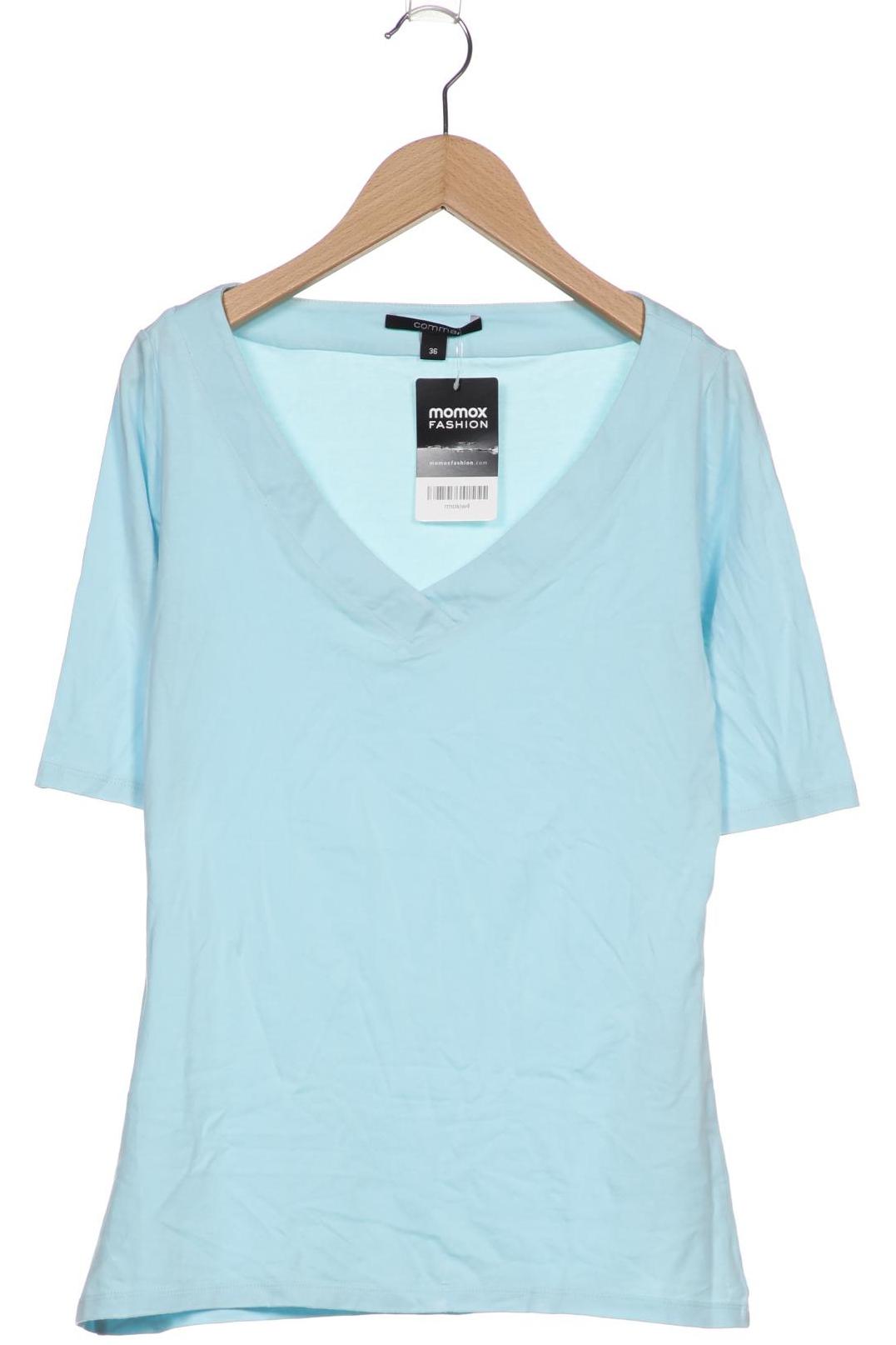 

Comma Damen T-Shirt, hellblau